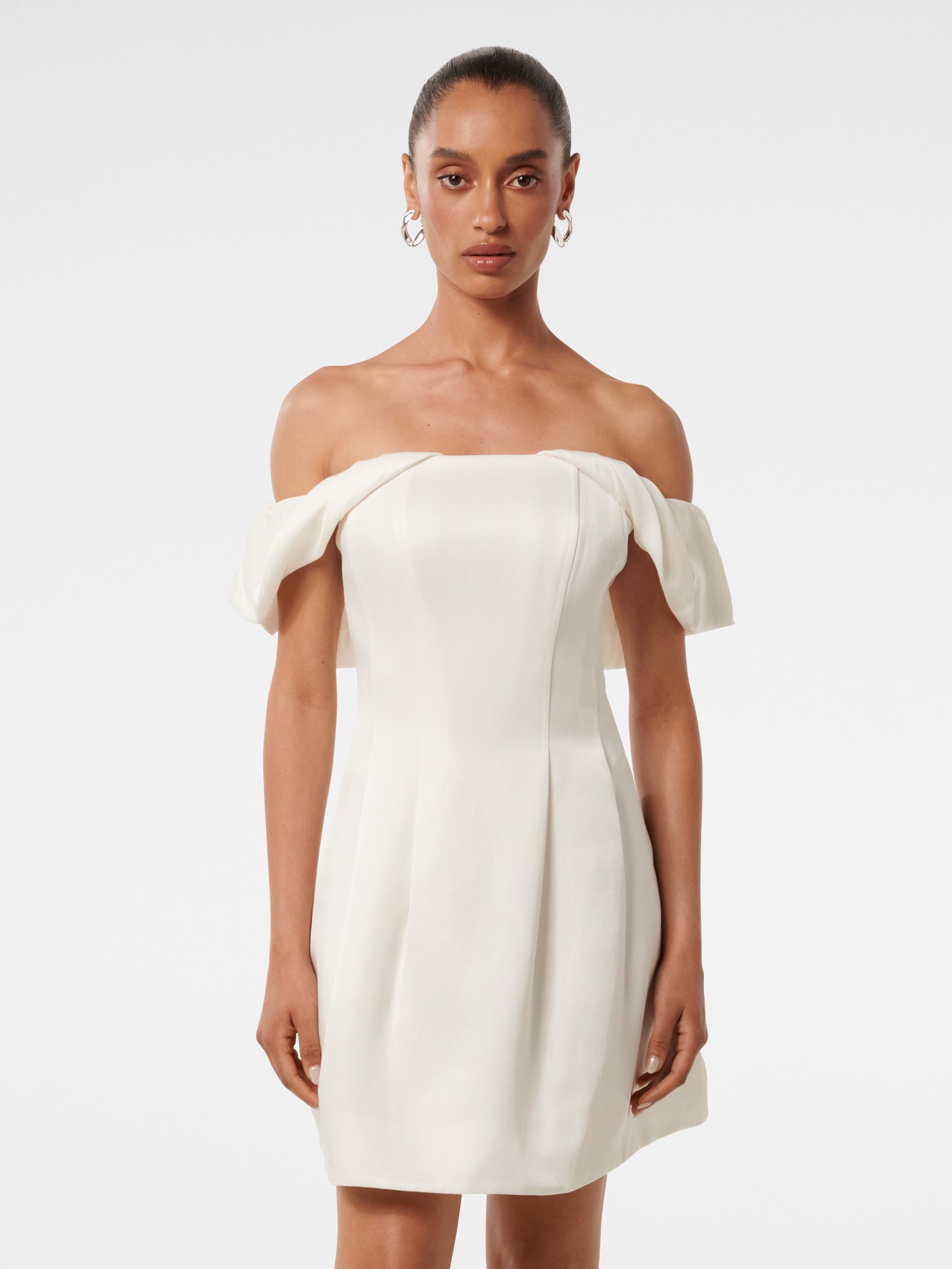 Jacquie Petite Off Shoulder Dress