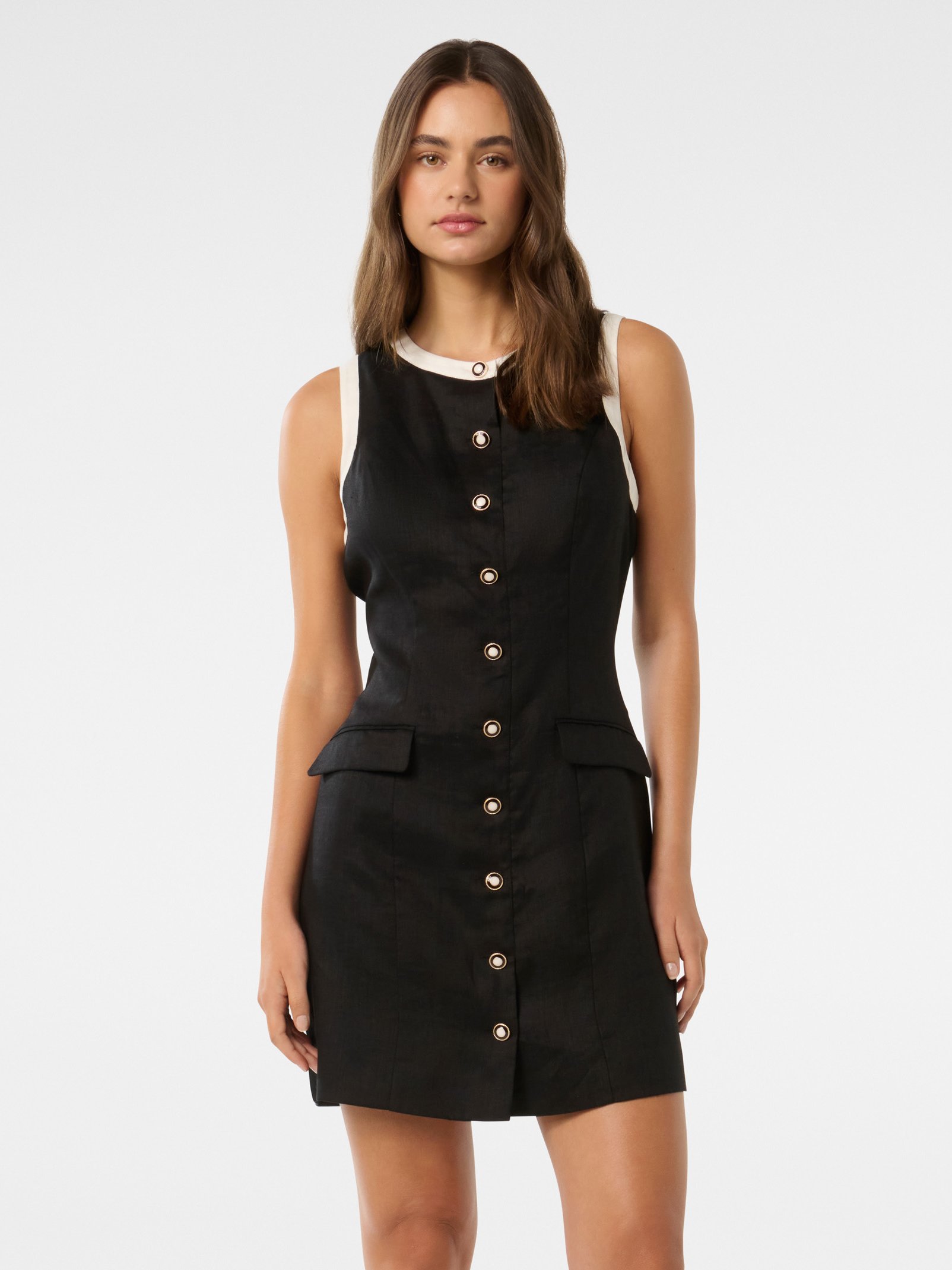 Montana Contrast Shift Mini Dress