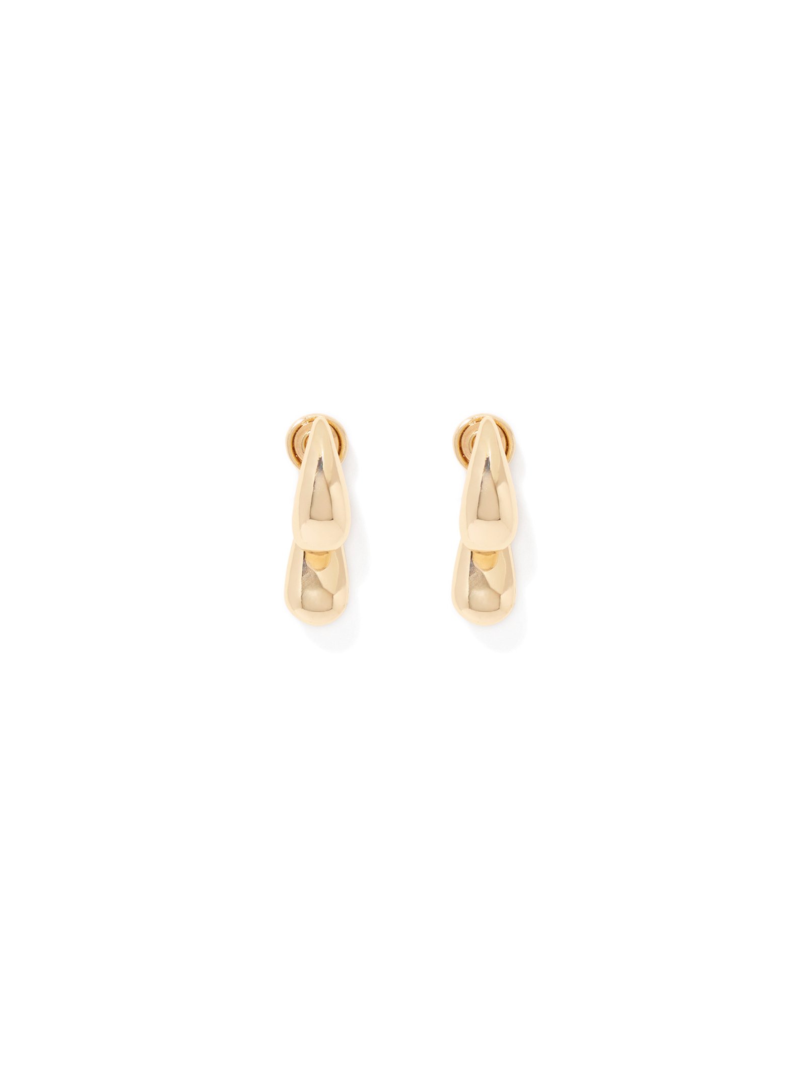 Cleo Teardrop Front Back Earring