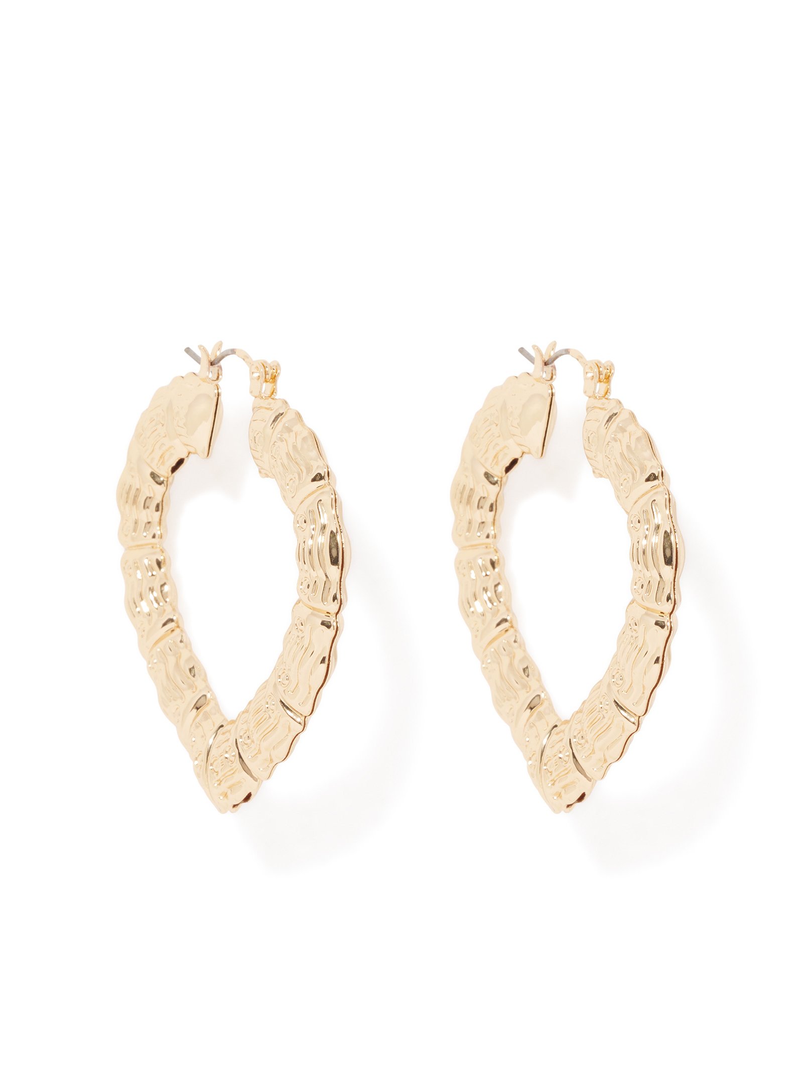 Haylee Heart Hoop Earring