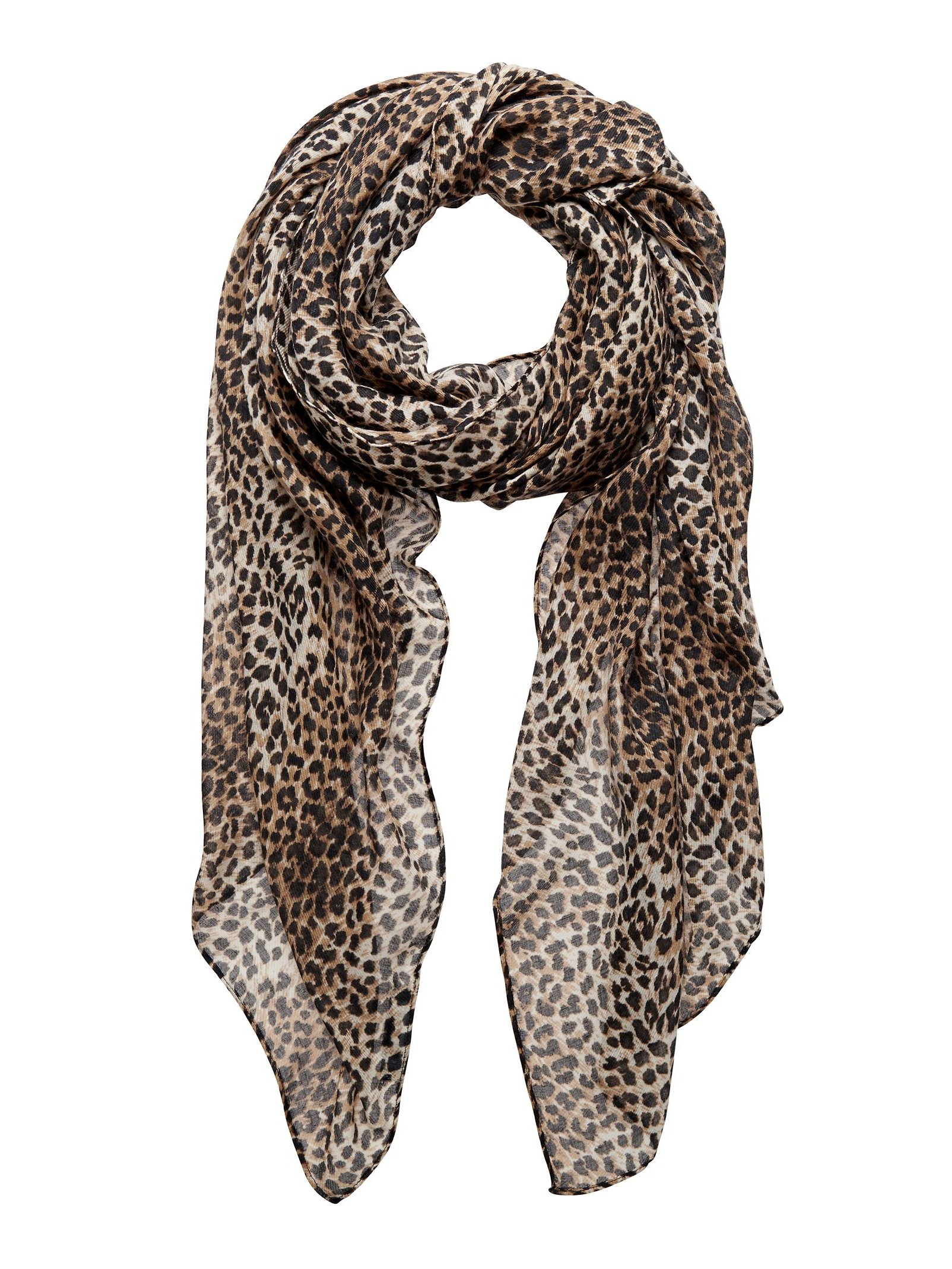Mila Leopard Print Scarf