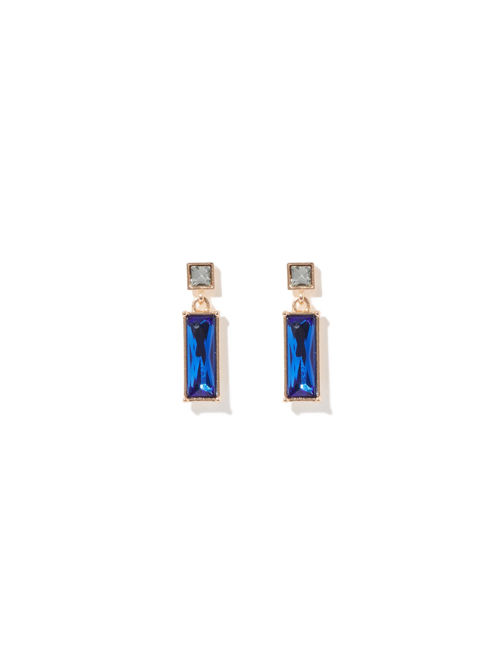 Aria Rectangle Drop Earring
