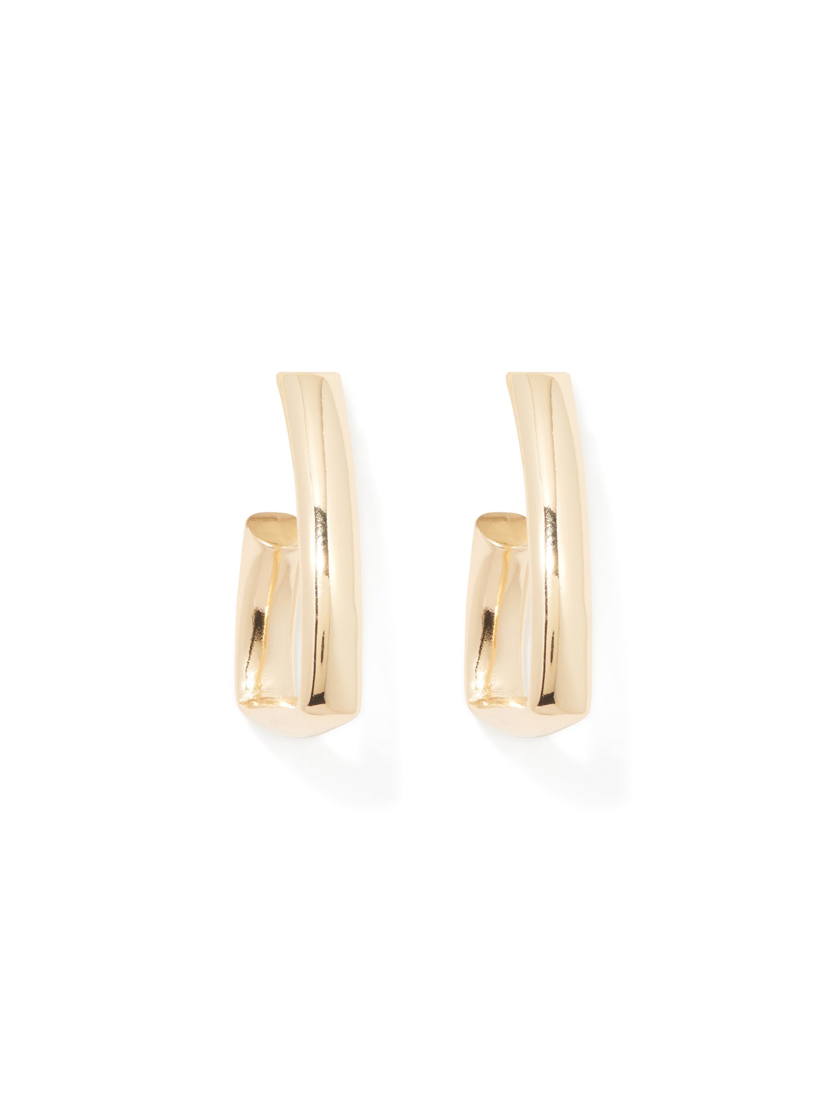 Signature Annalise Angular Hoop Earring