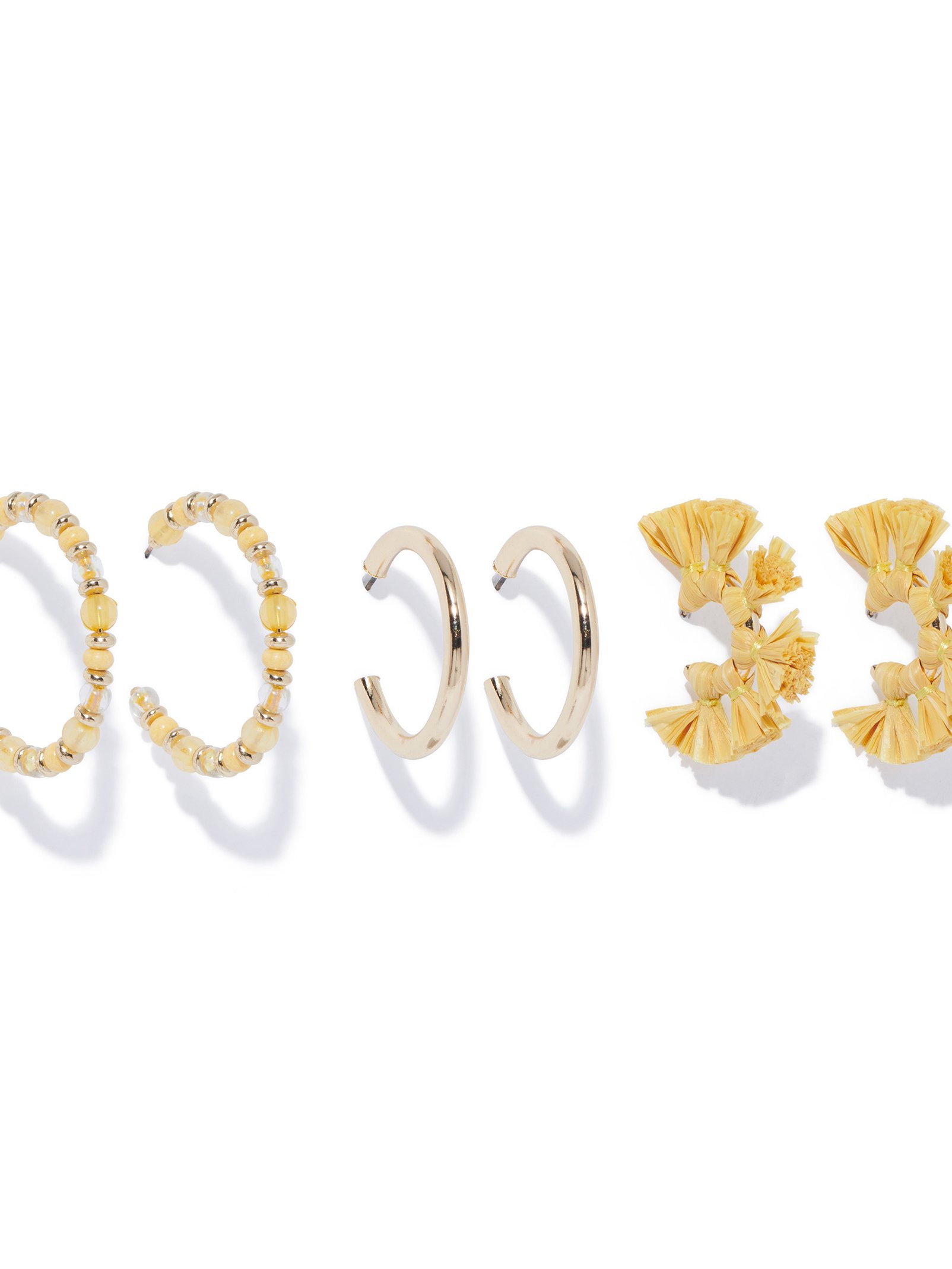 Eloise Weave Multi Hoop Pack Earring