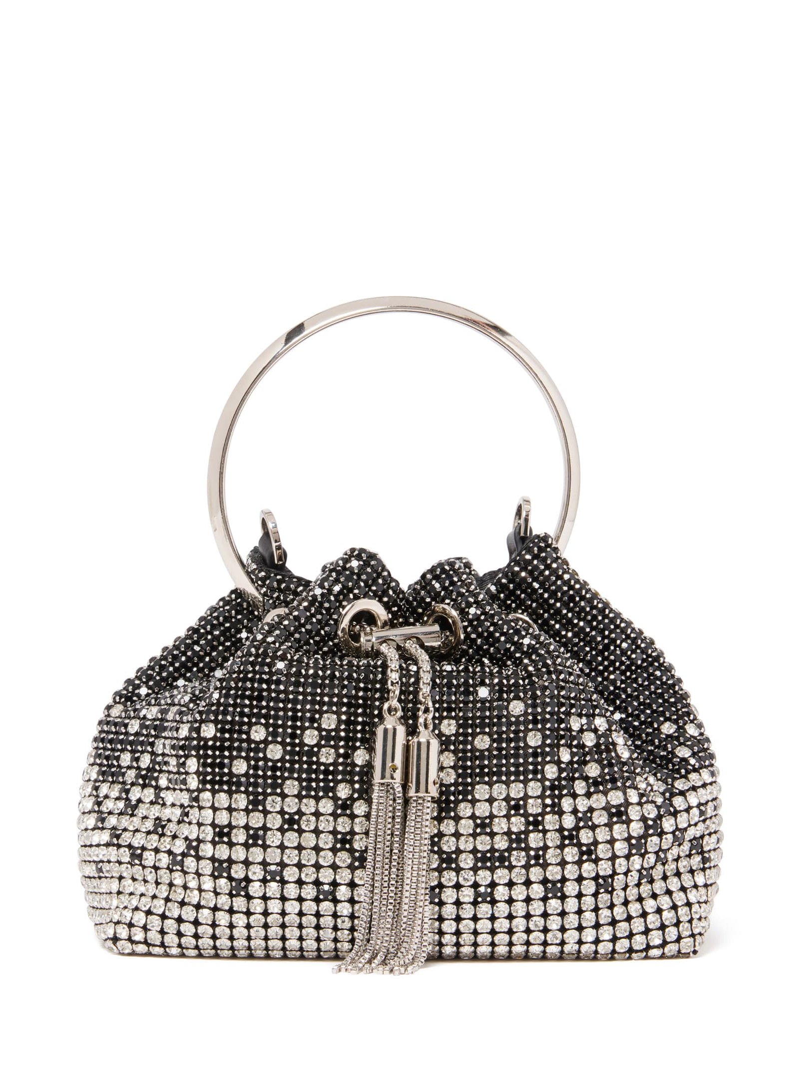 Skylah Sparkle Metal Handle Bag