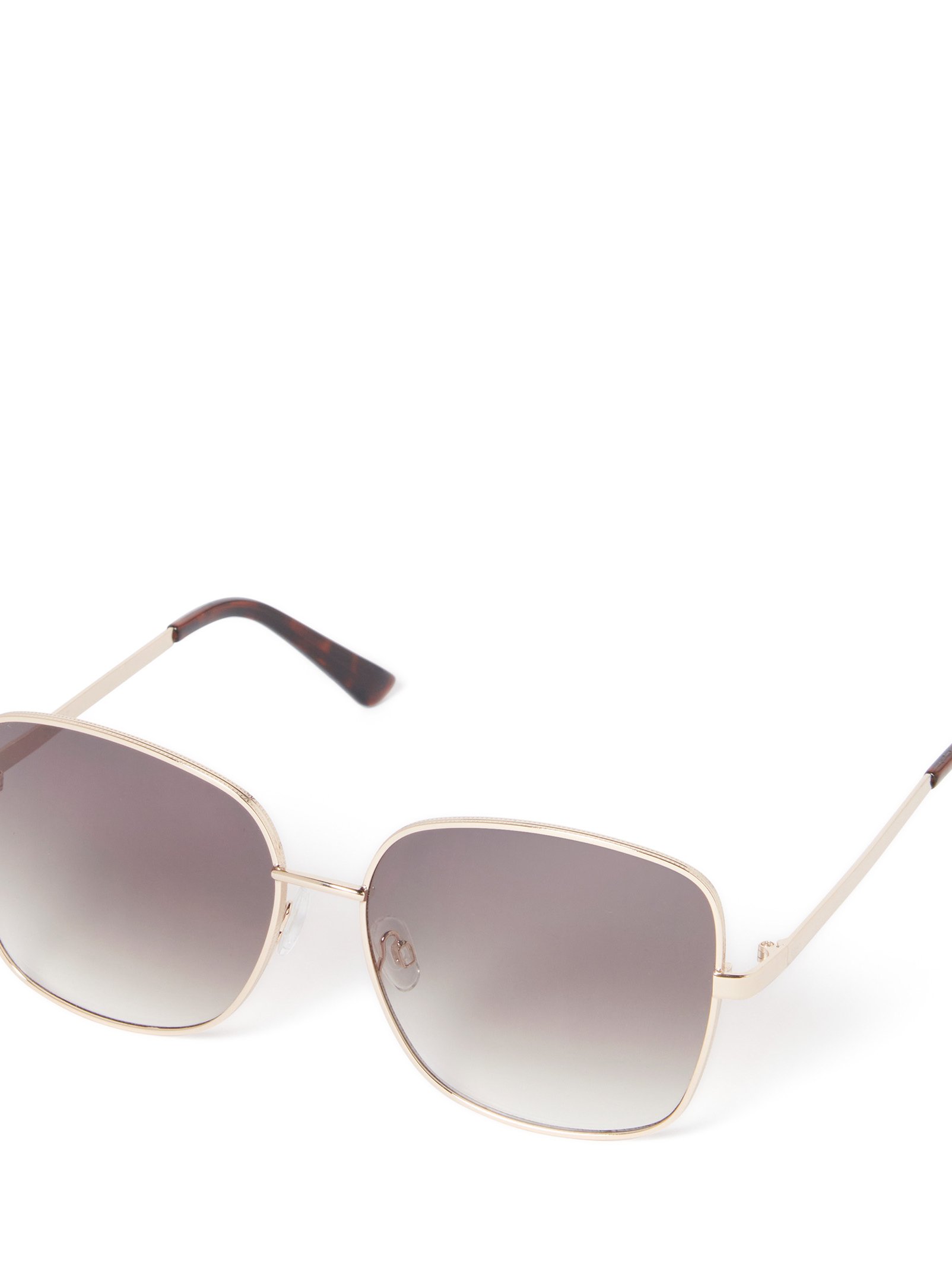 Lillian Square Metal Frame Sunglasses