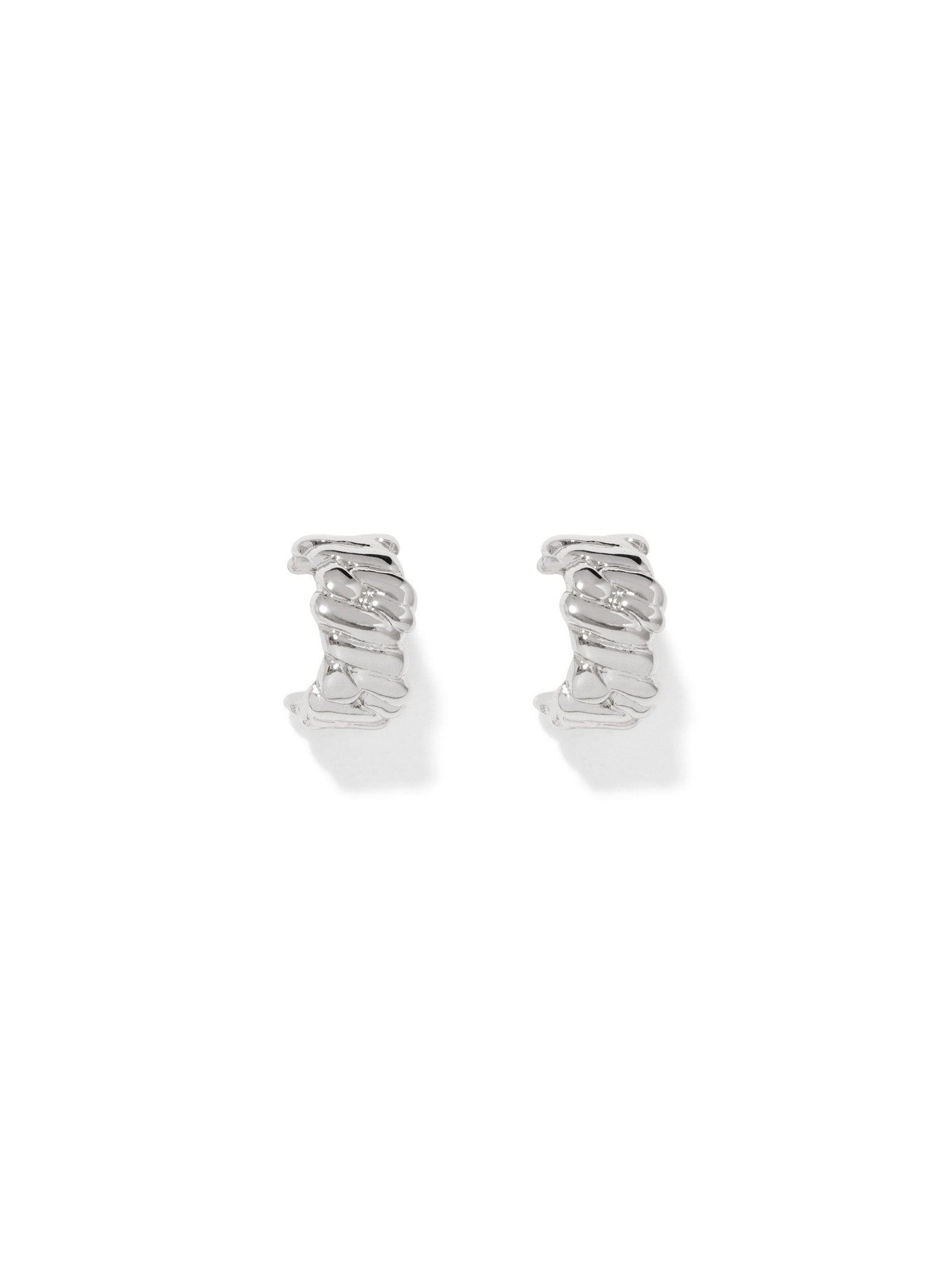 Signature Sara Small Organic Hoop Earring