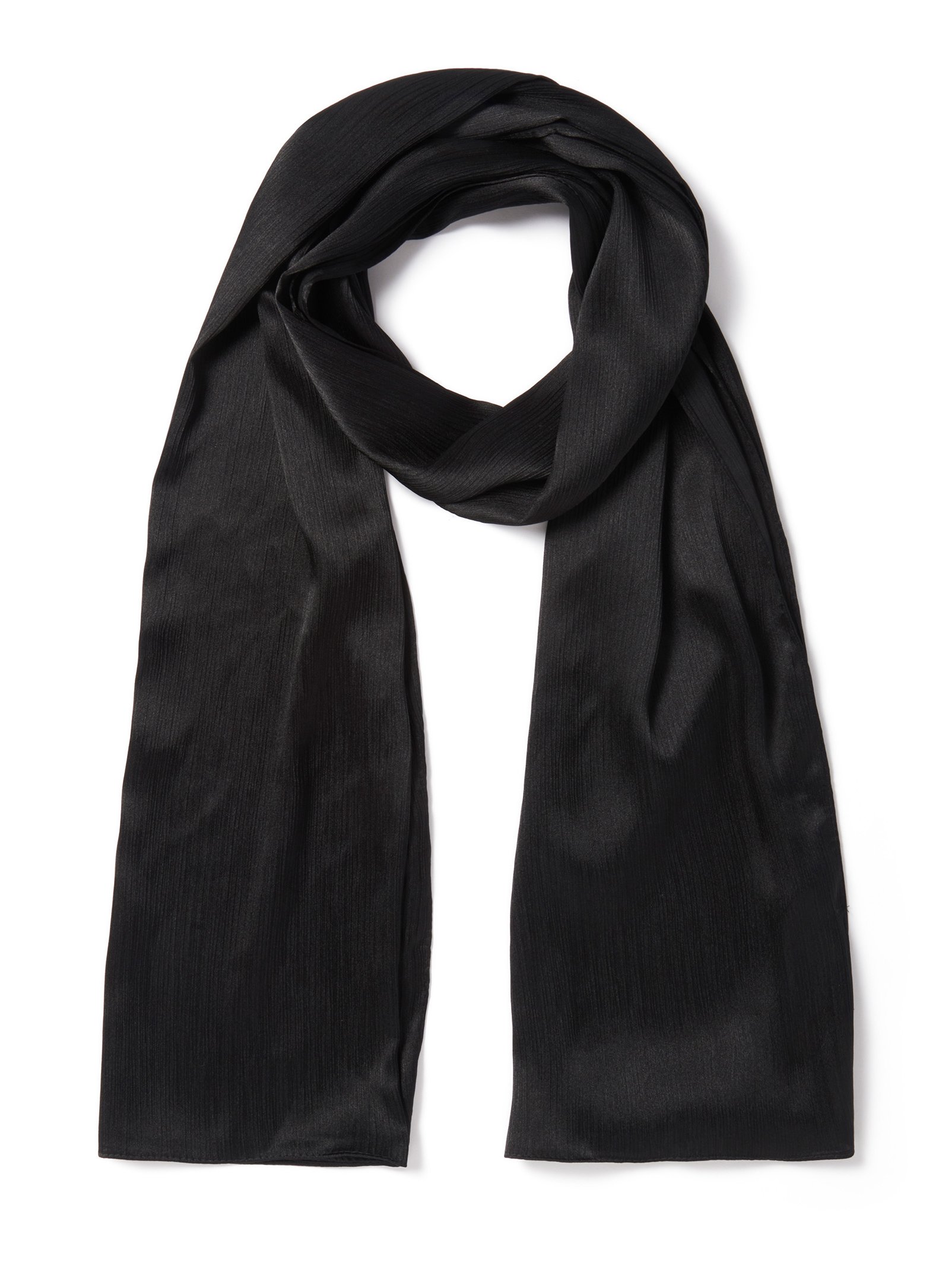 Cora Crinkle Satin Scarf