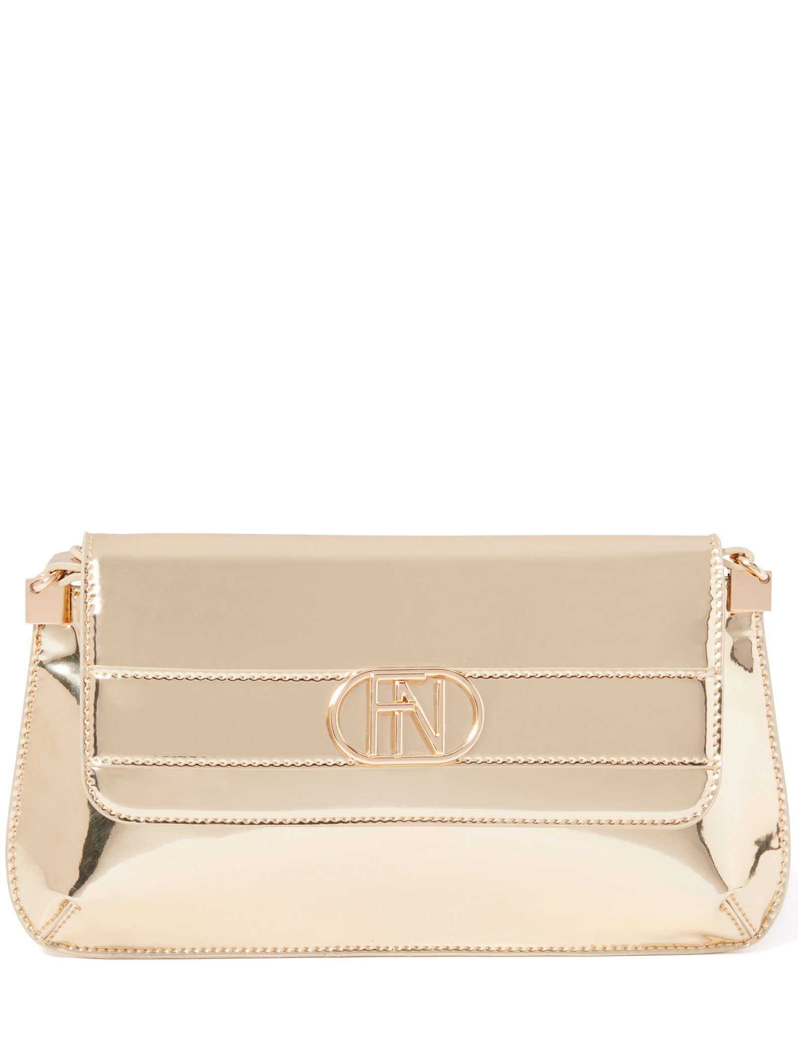 Signature Shiloh Sleek Plate Shoulder Bag