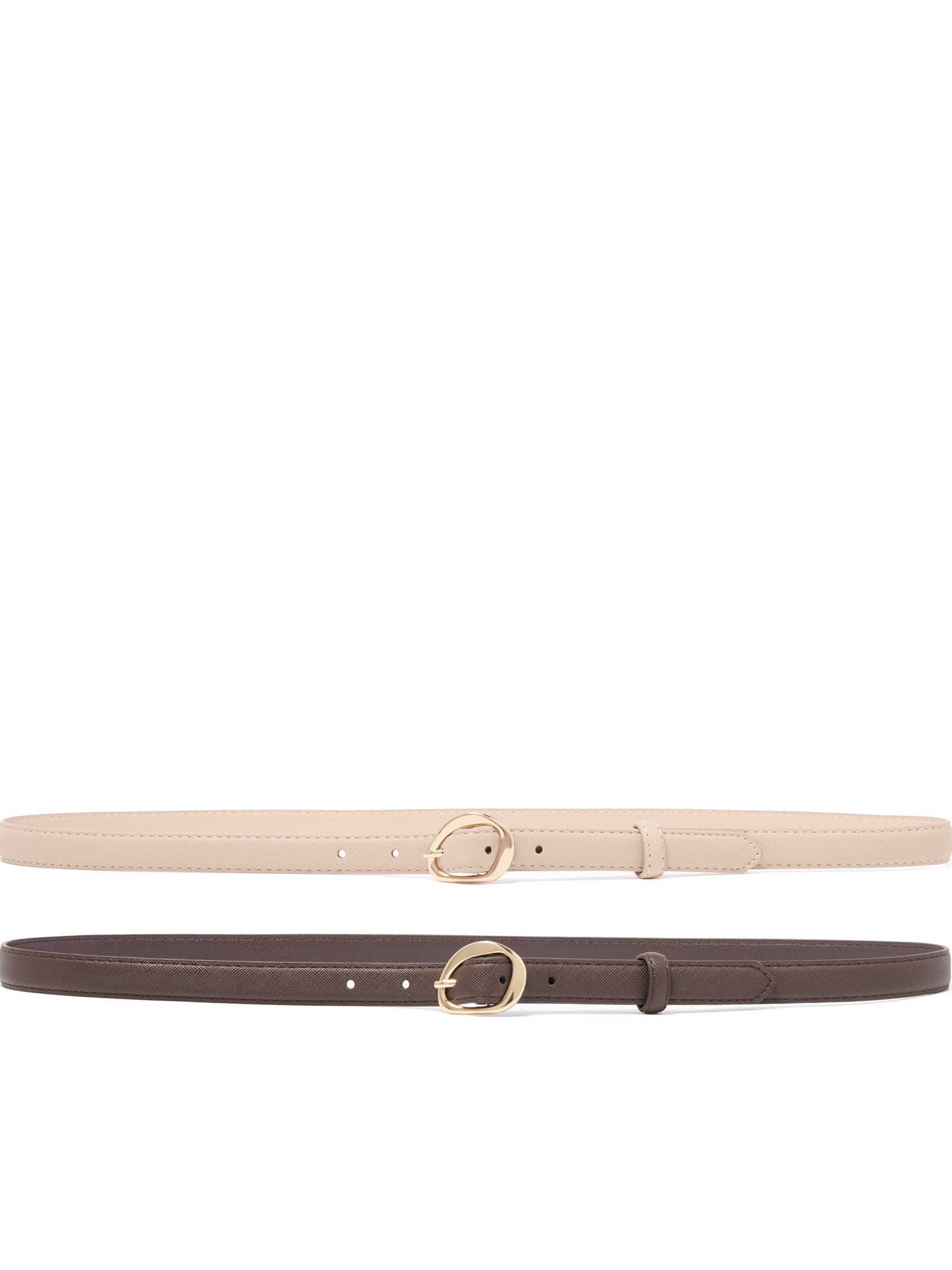 Ali 2 Pack Abstract Buckle Belt