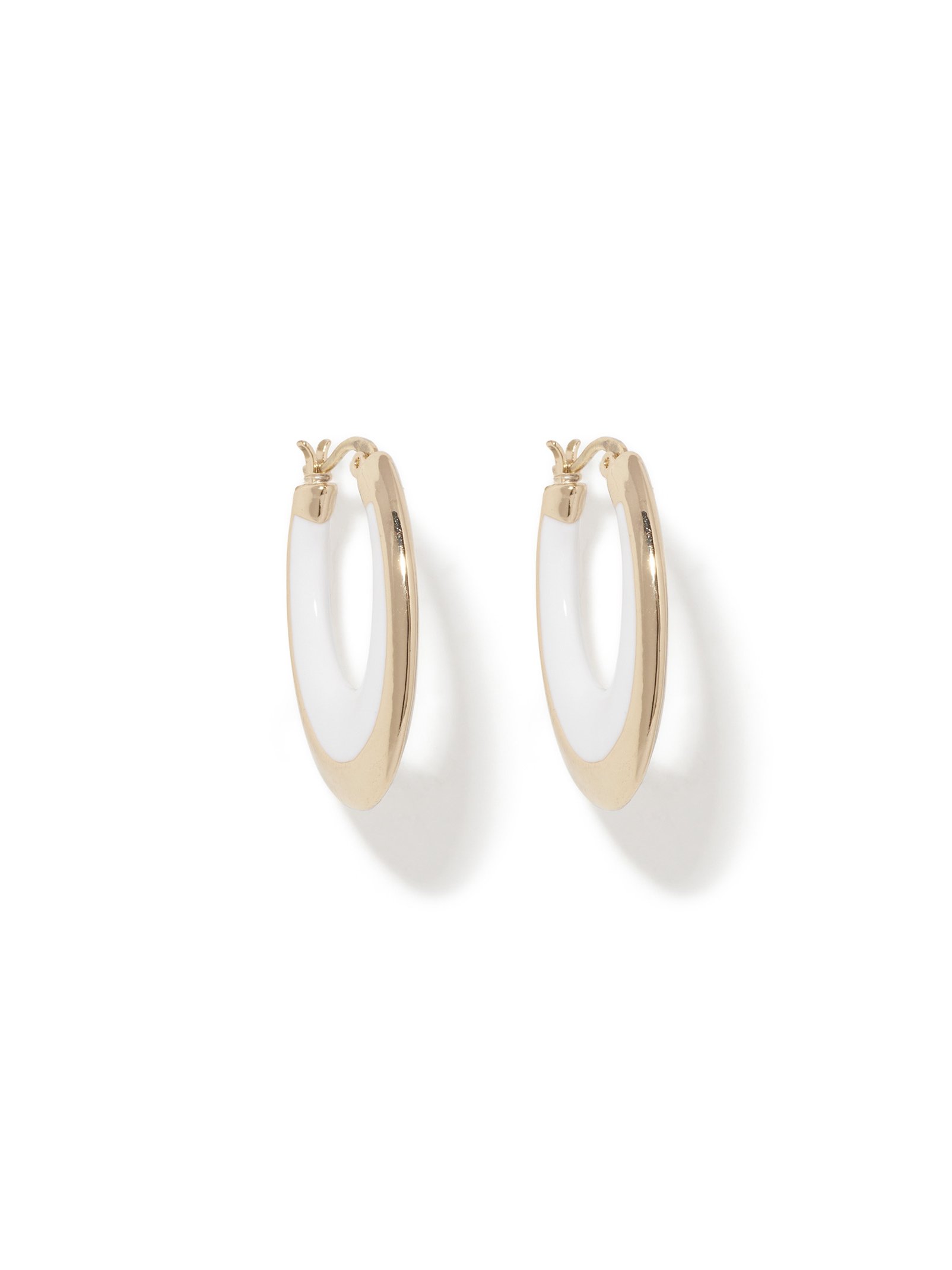 Callie Curve Enamel Earring