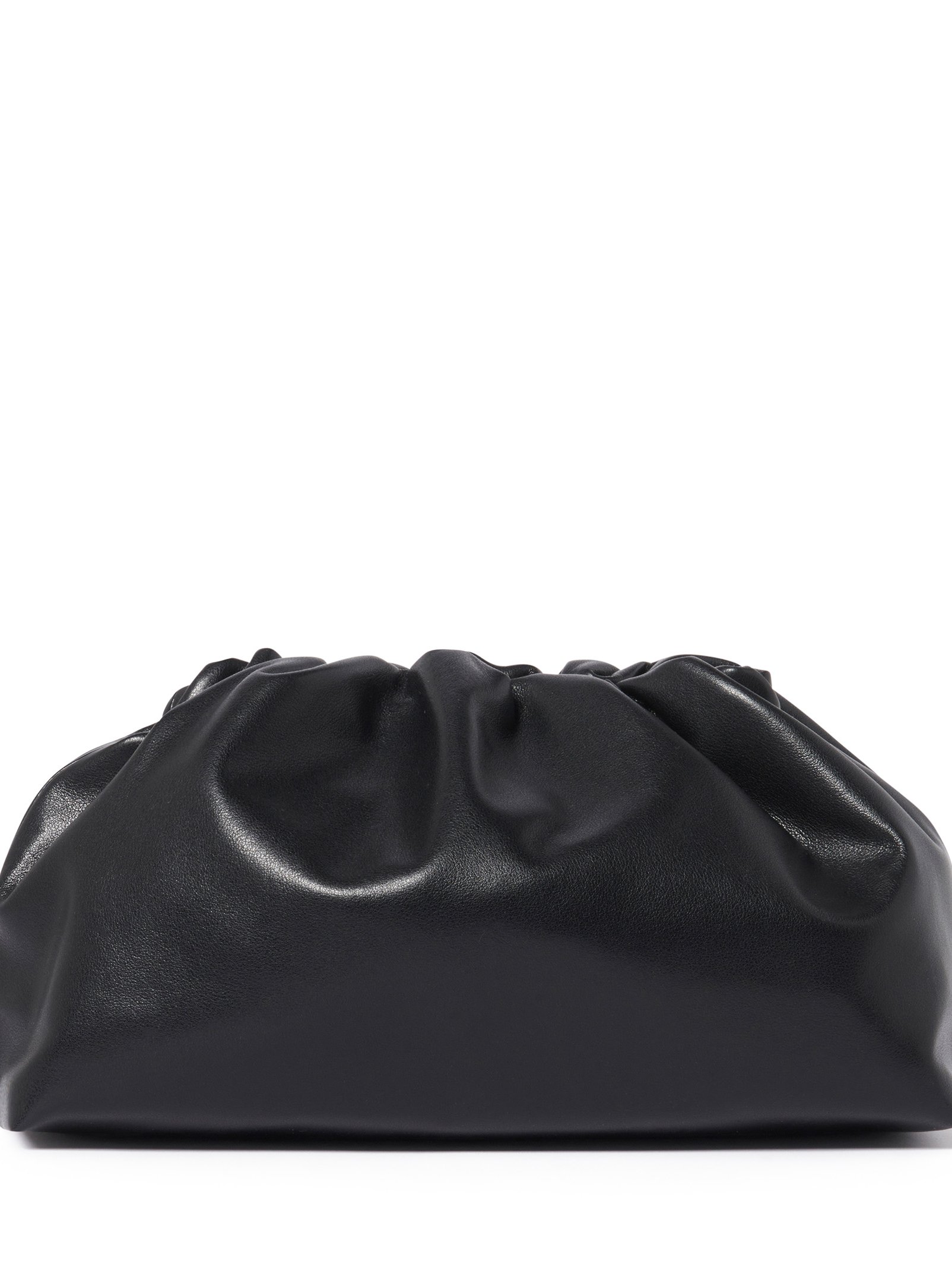 Signature River Ruched Chain Clutch 