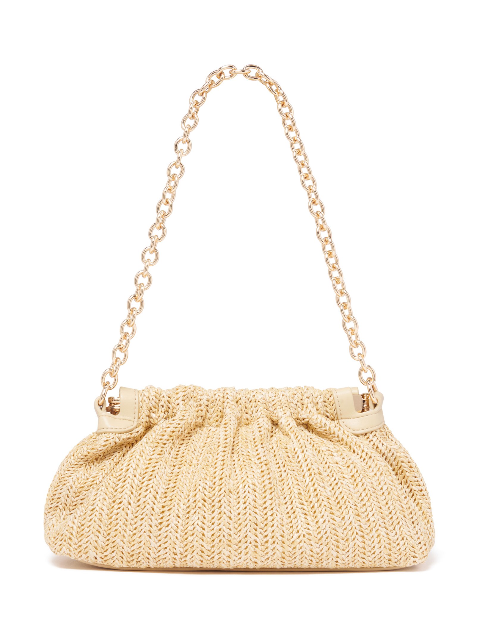 Nala Weave Chain Clutch