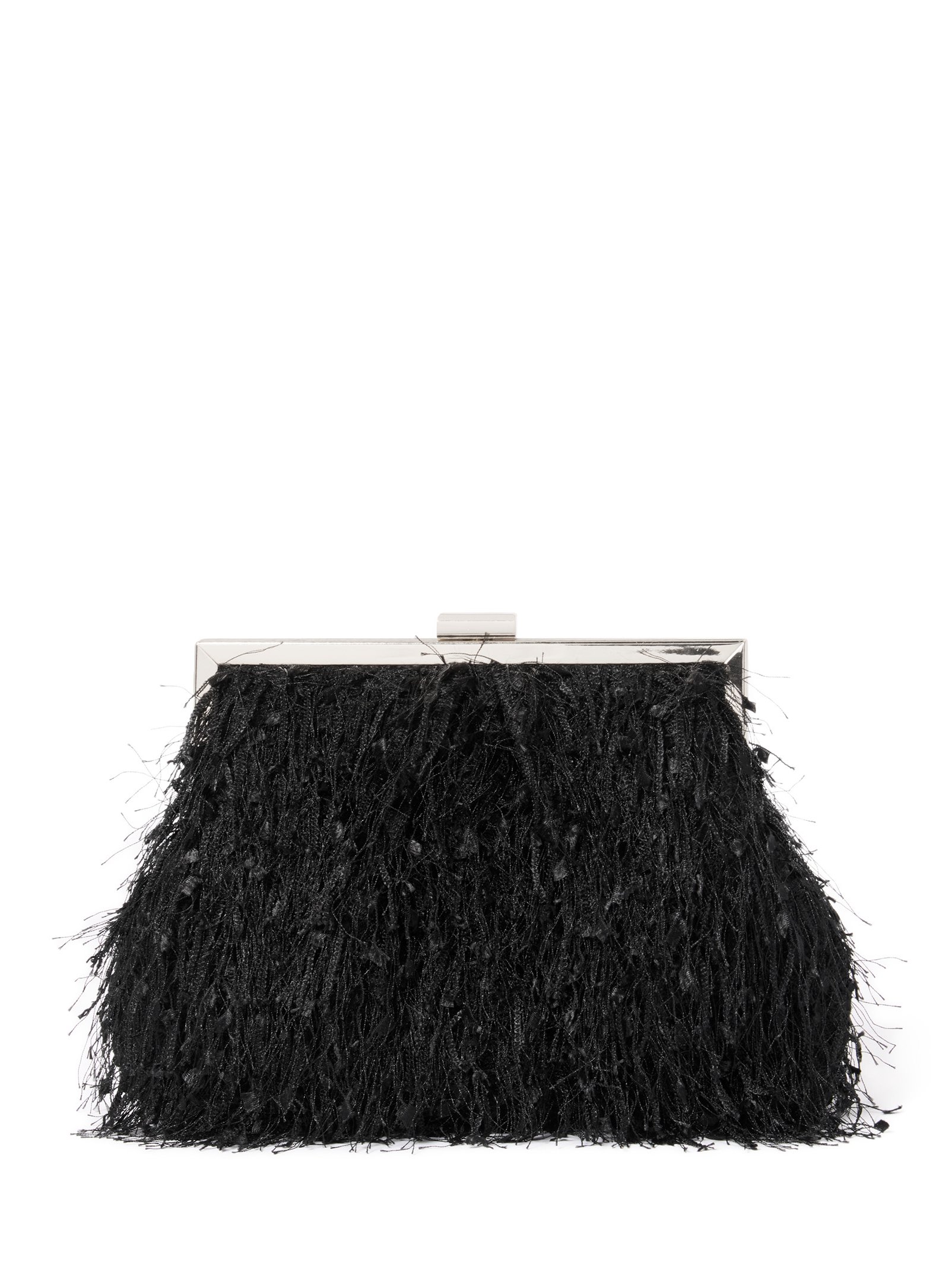 Signature Francis Fluffy Frame Clutch