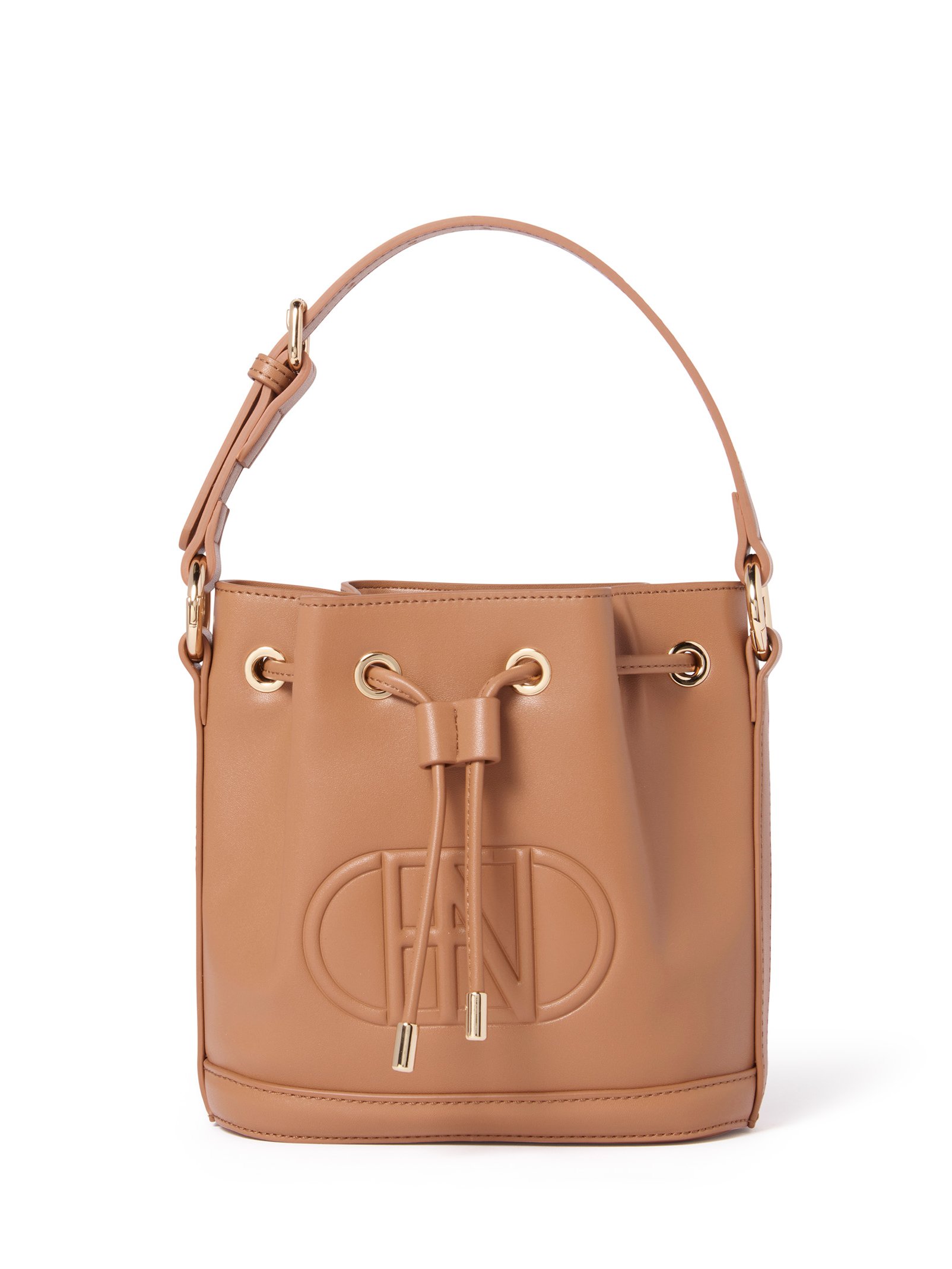 Signature Delany Drawstring Bucket Bag