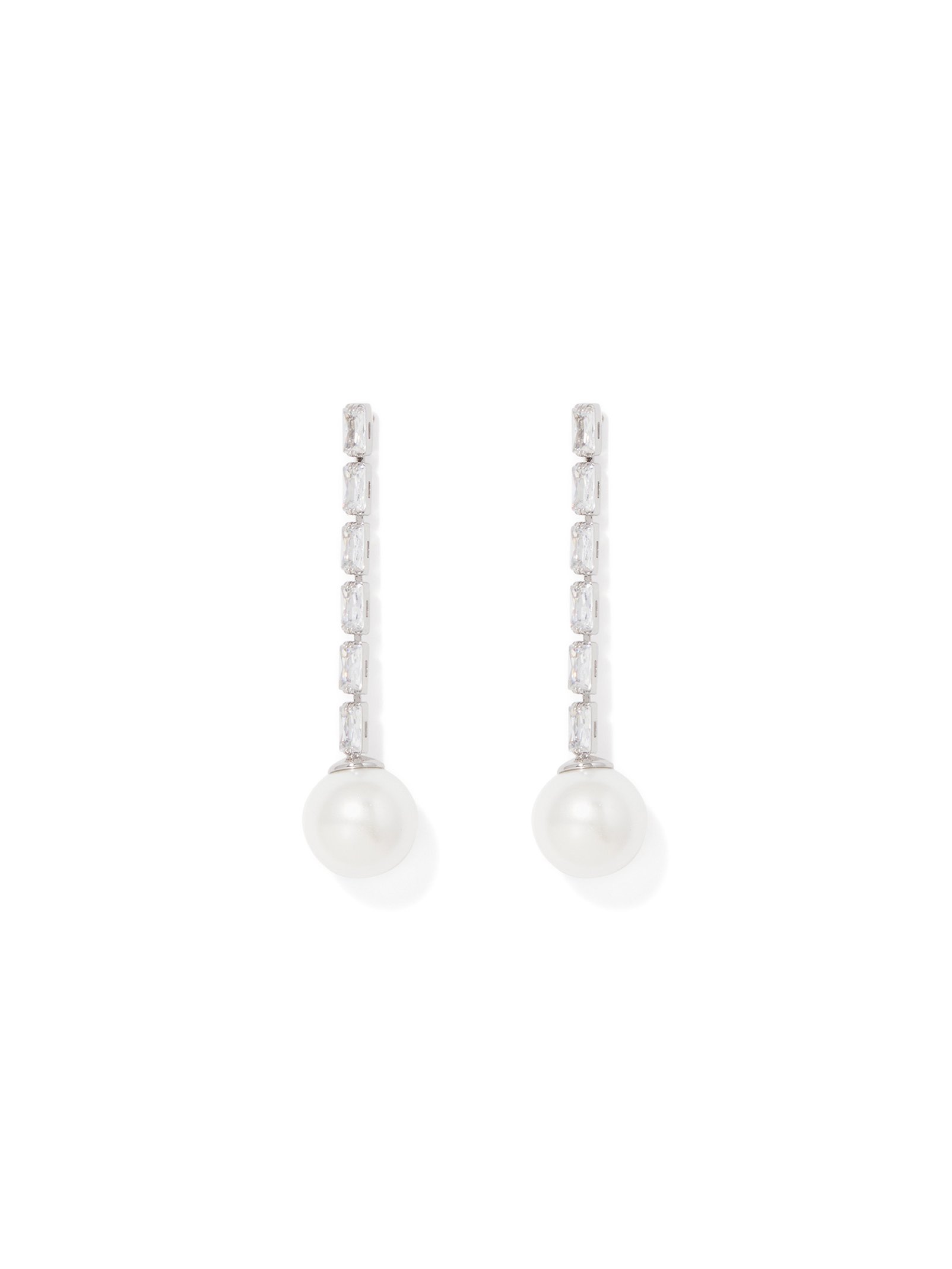 Della Fine Drop Pearl Earring