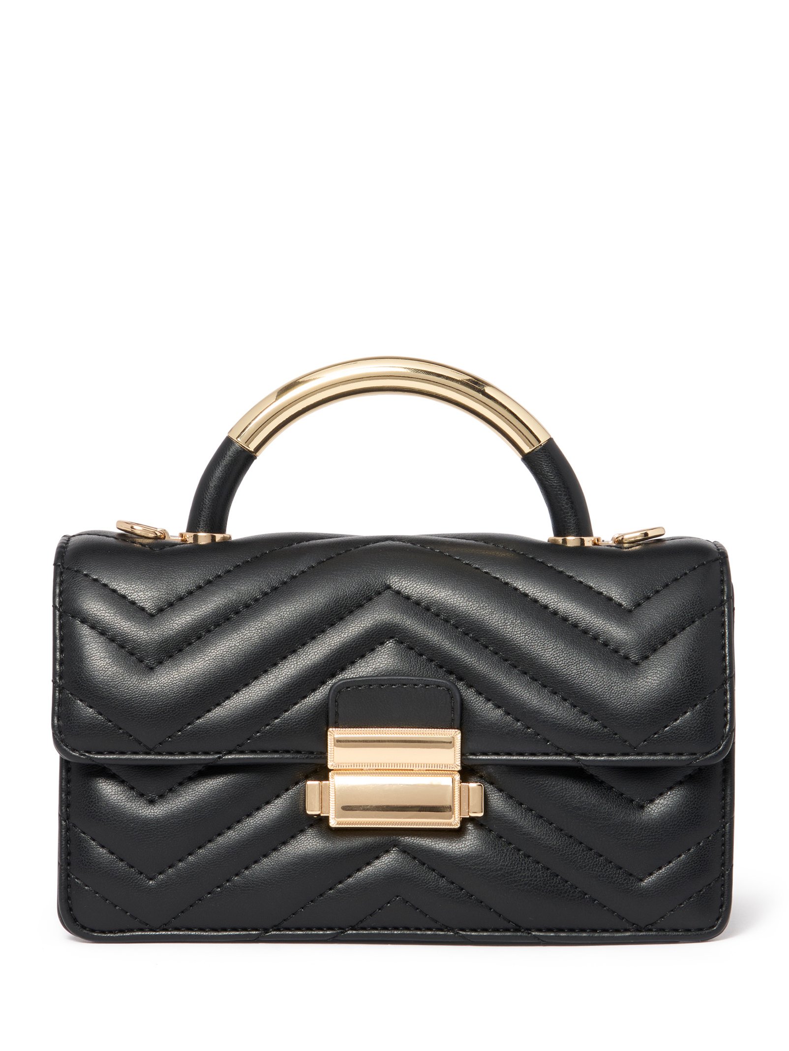 Mandy Metal Top Handle Bag