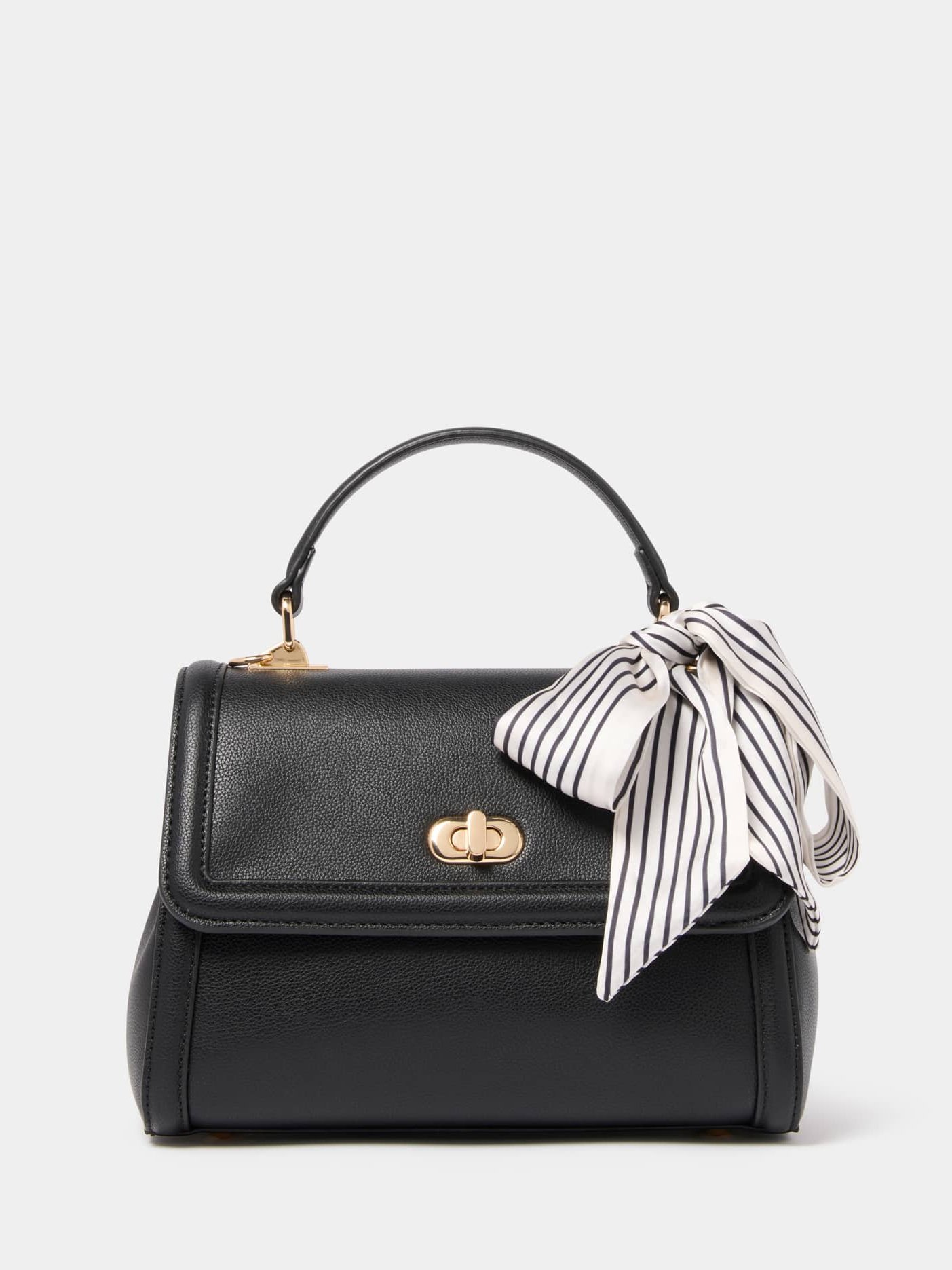 Serena Scarf Top Handle Bag