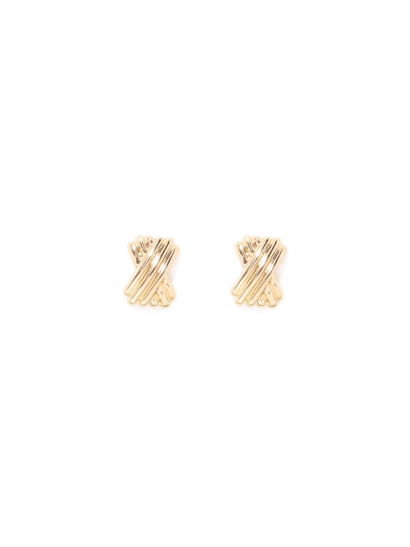 Celestia Criss Cross Stud Earring
