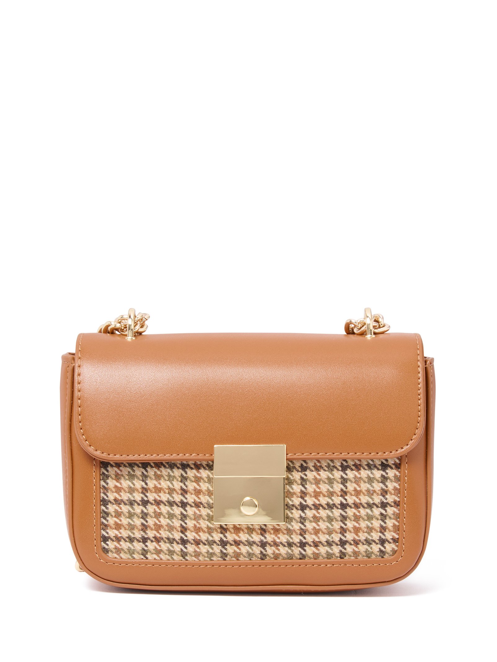 Chantel Check Chain Bag