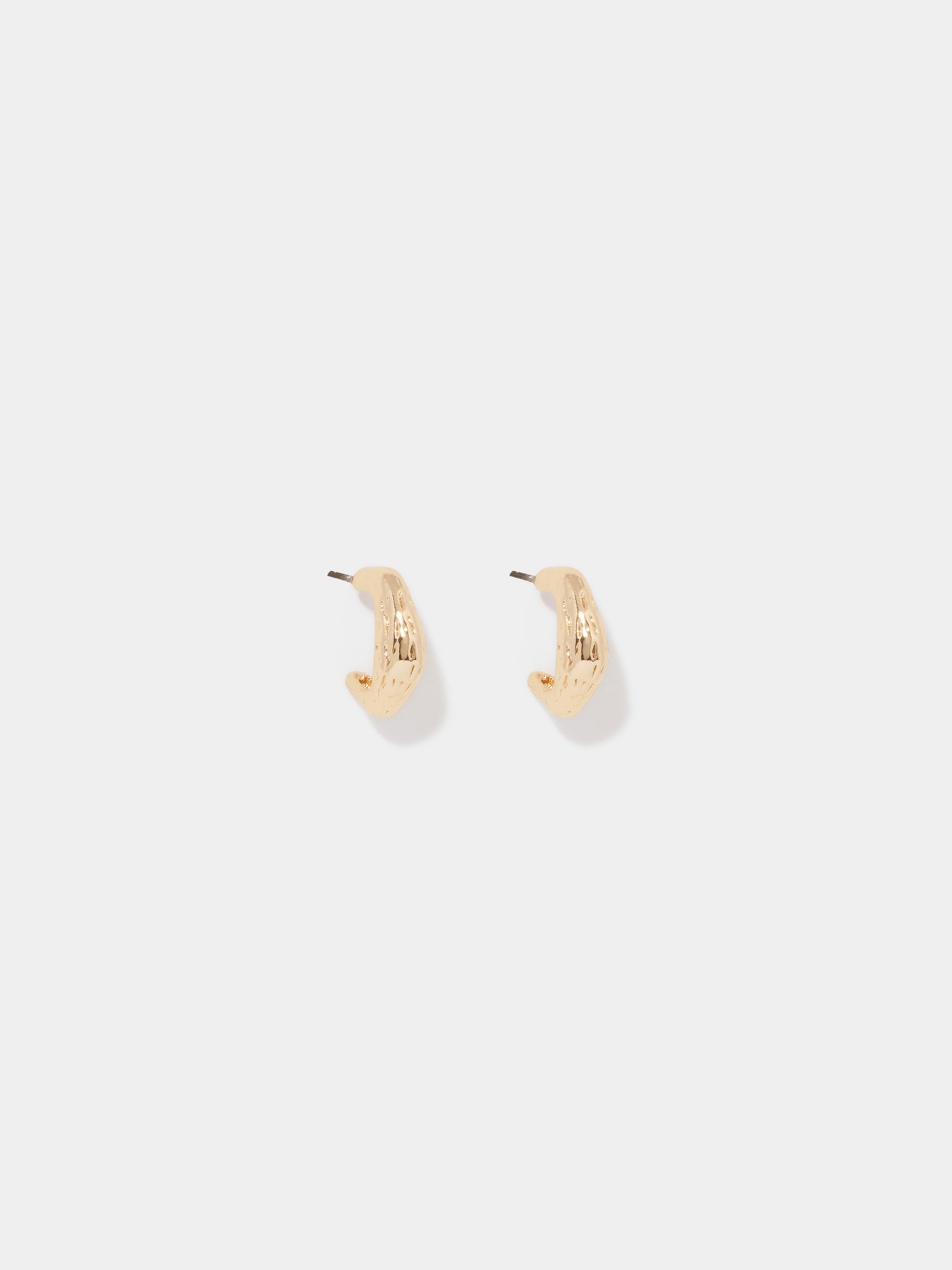Terri Texture Hoop Earring