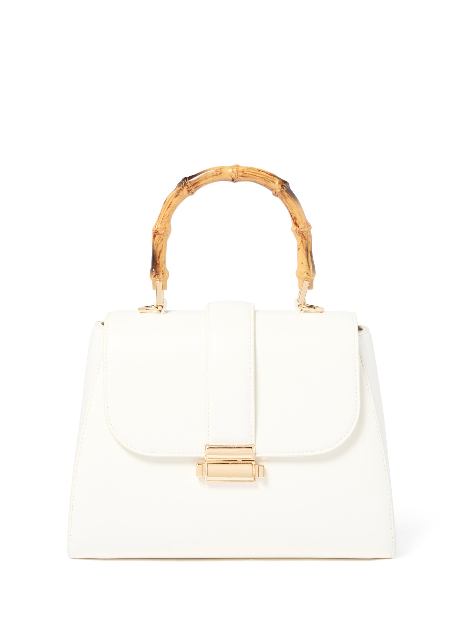 Brooke Faux Bamboo Handle Bag