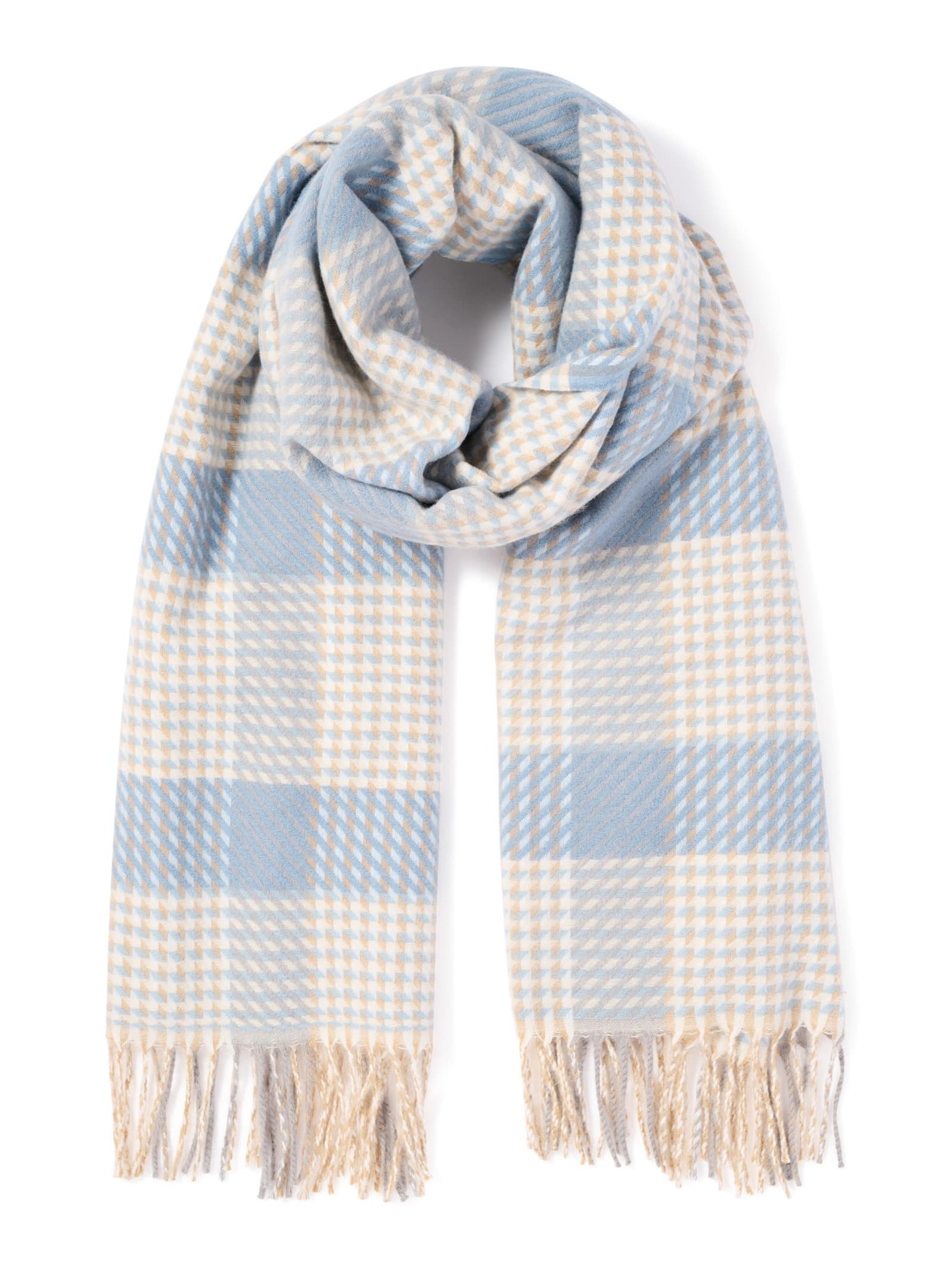 Wynne Waffle Check Scarf