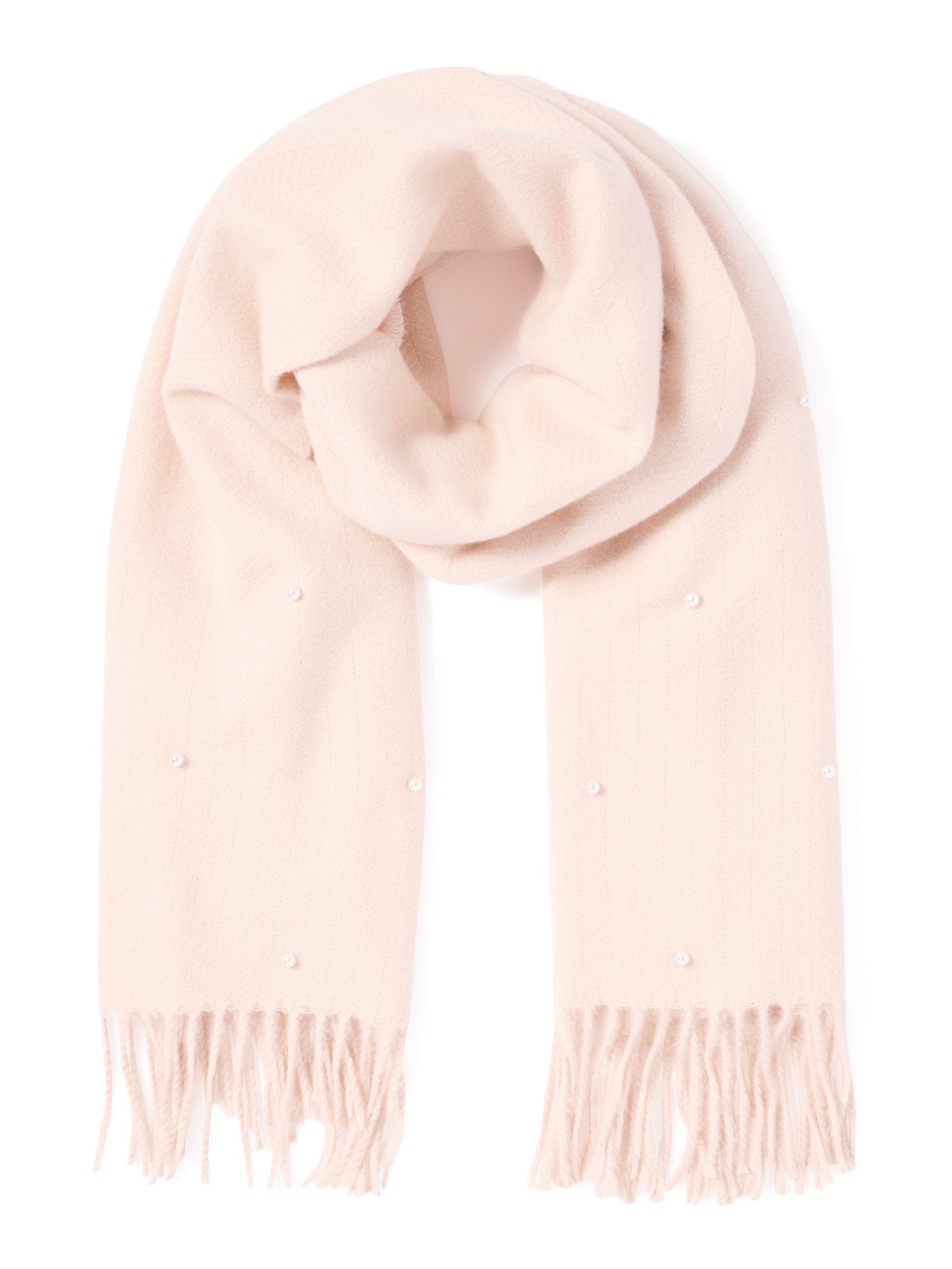 Penny Pearl Detail Scarf