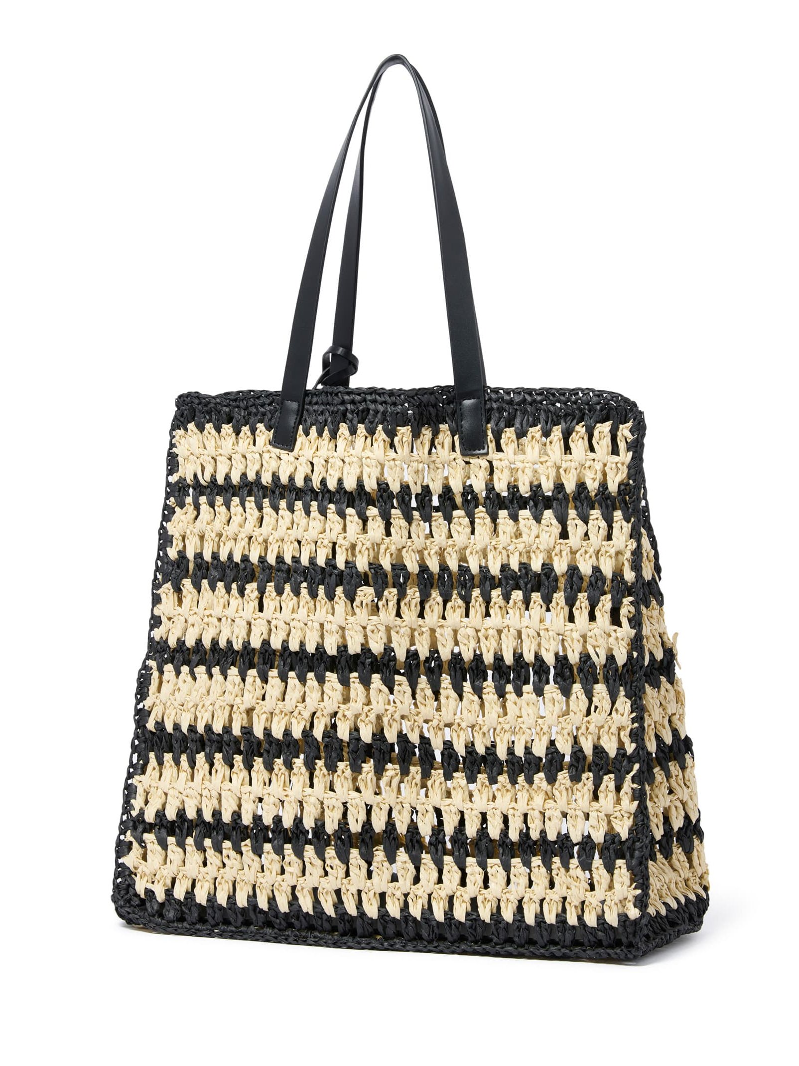 Ayla Stripe Weave Tote Bag