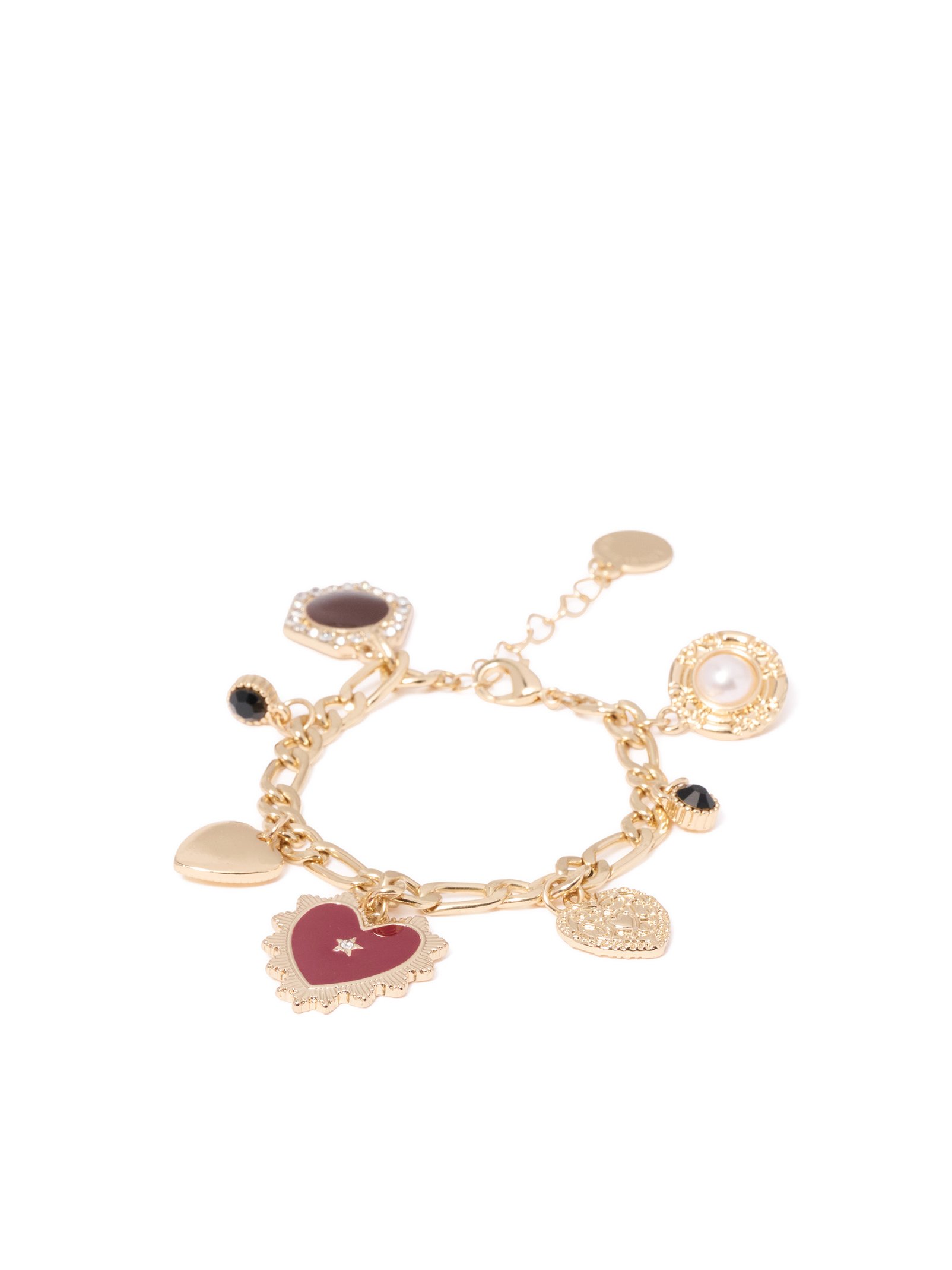 Hailey Heart Charm Bracelet