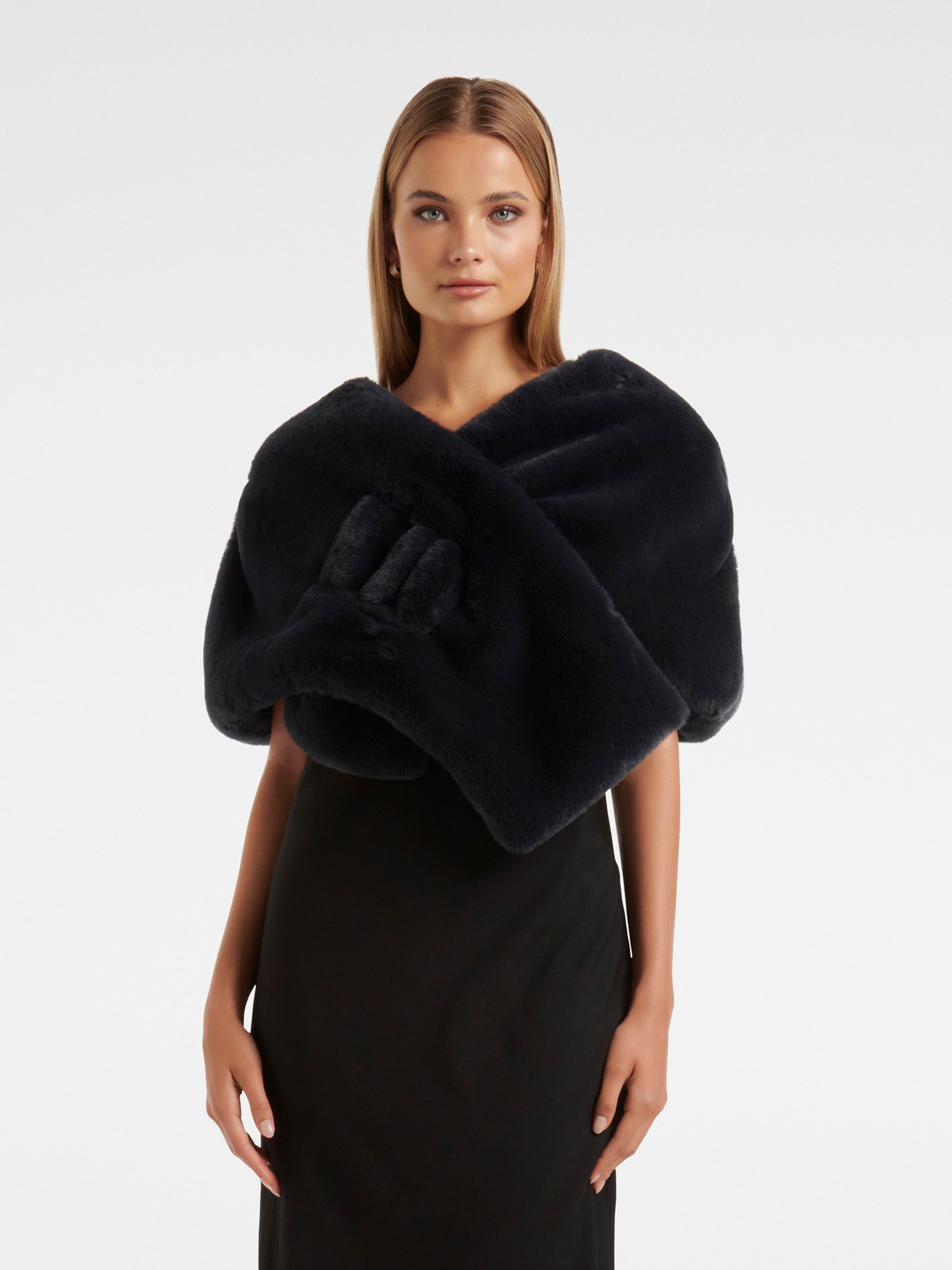 Sophia Faux Fur Wrap