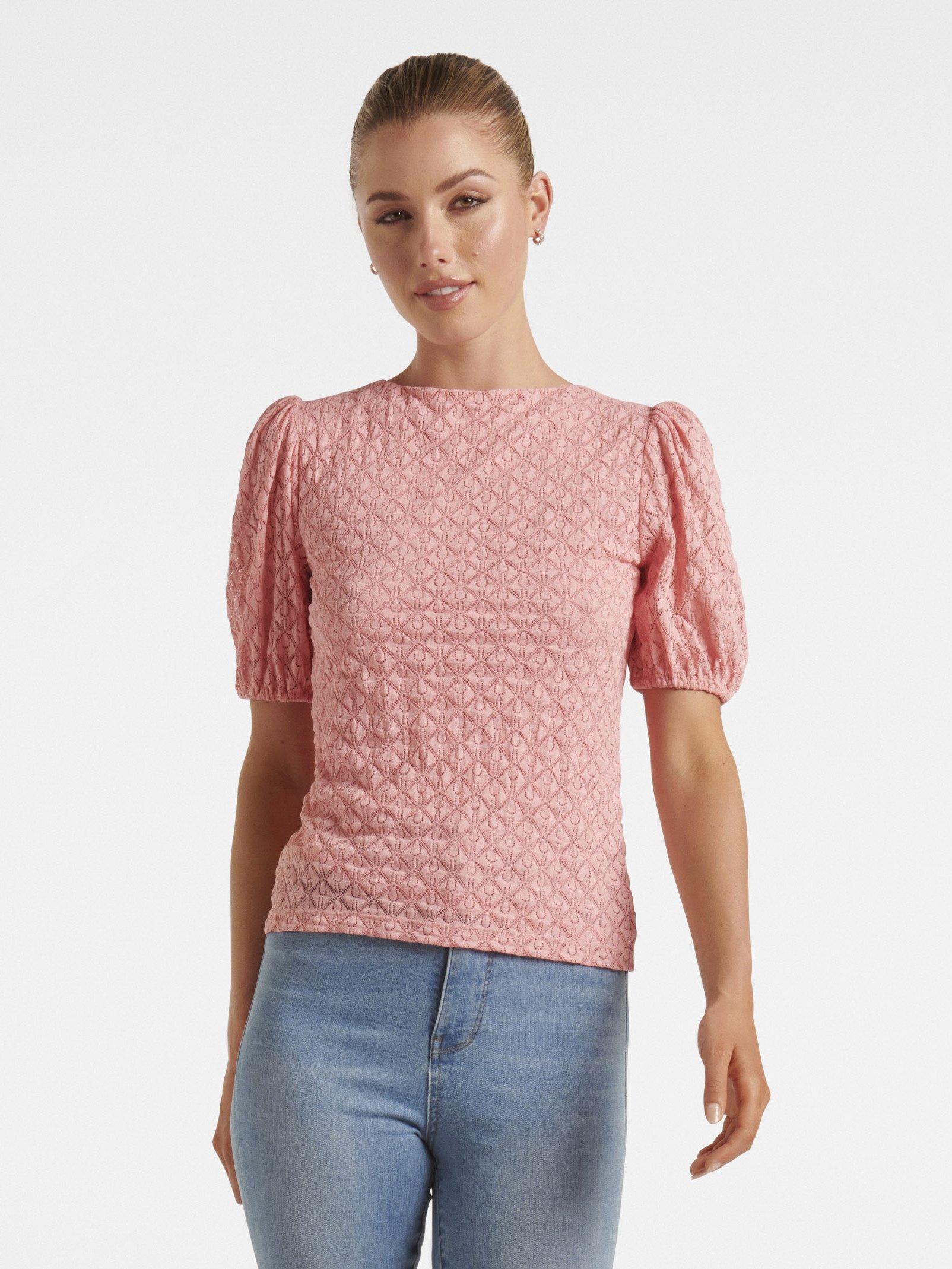 Shiloh Lace Crew Neck Top