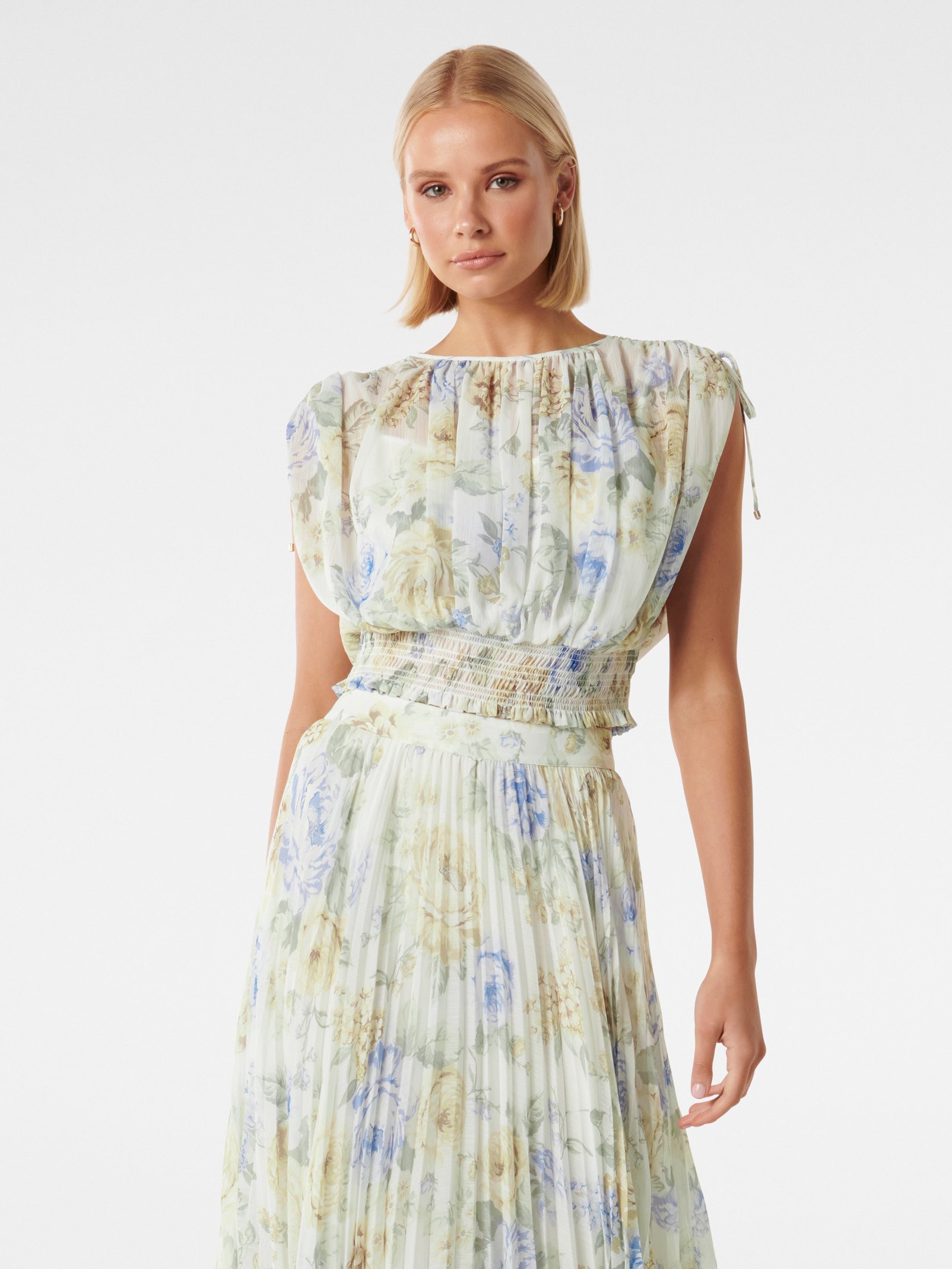 Eden Ruched Waist Sleeveless Blouse