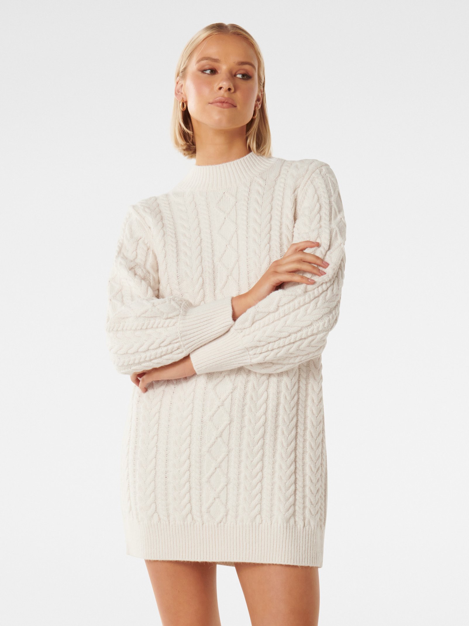 Harper Cable Jumper Knit Dress