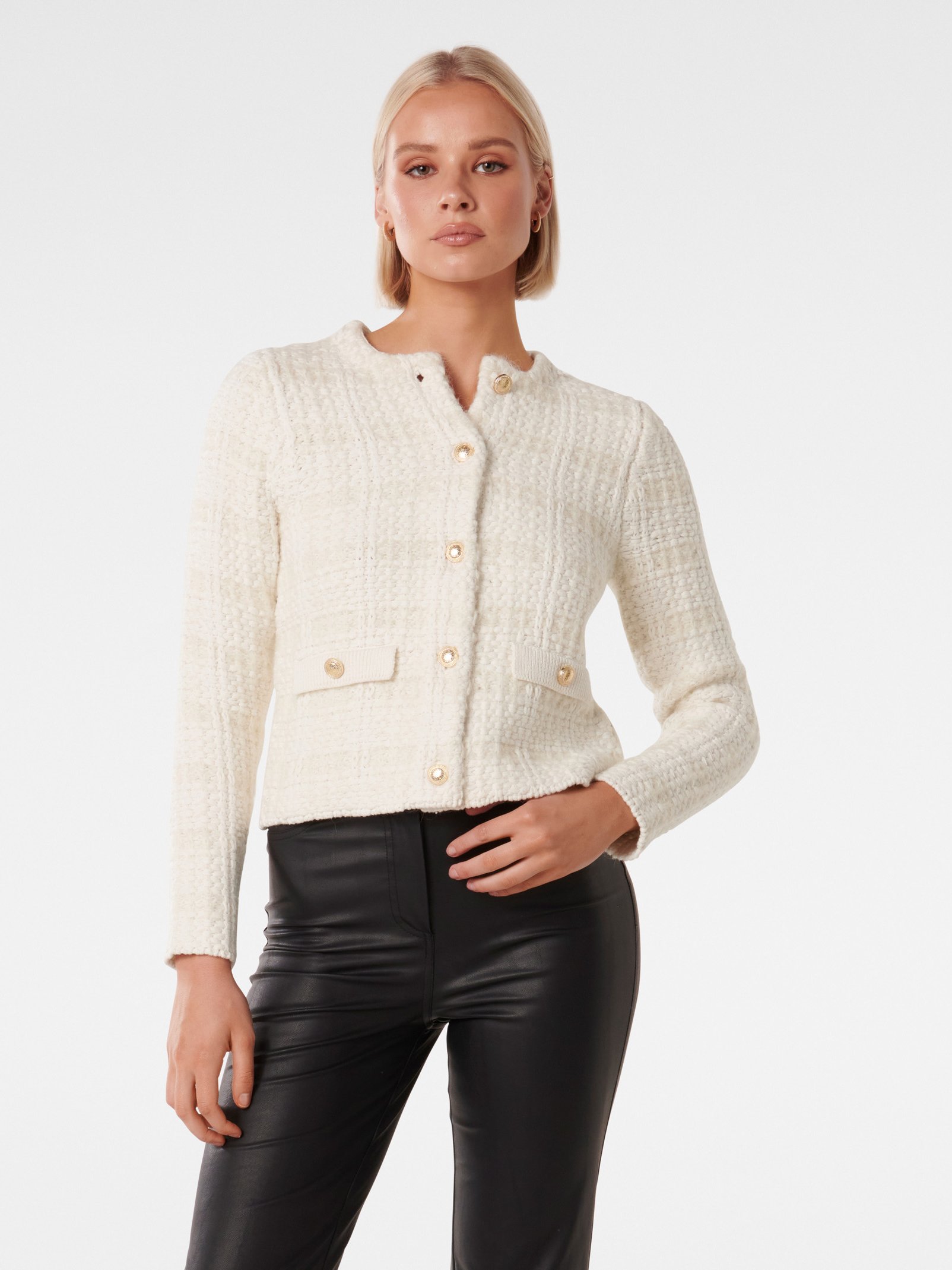 Amy Textured Knit Cardigan