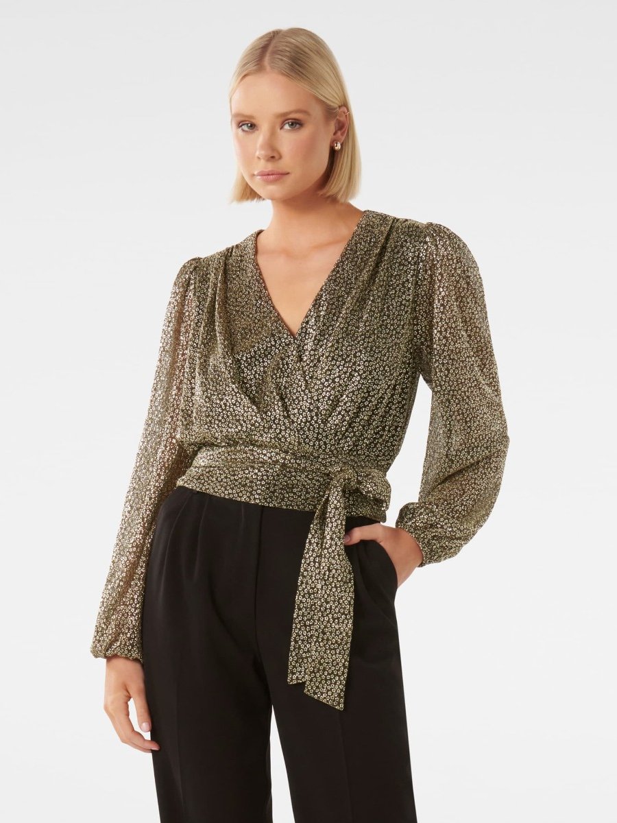 Swathi Tie Wrap Blouse