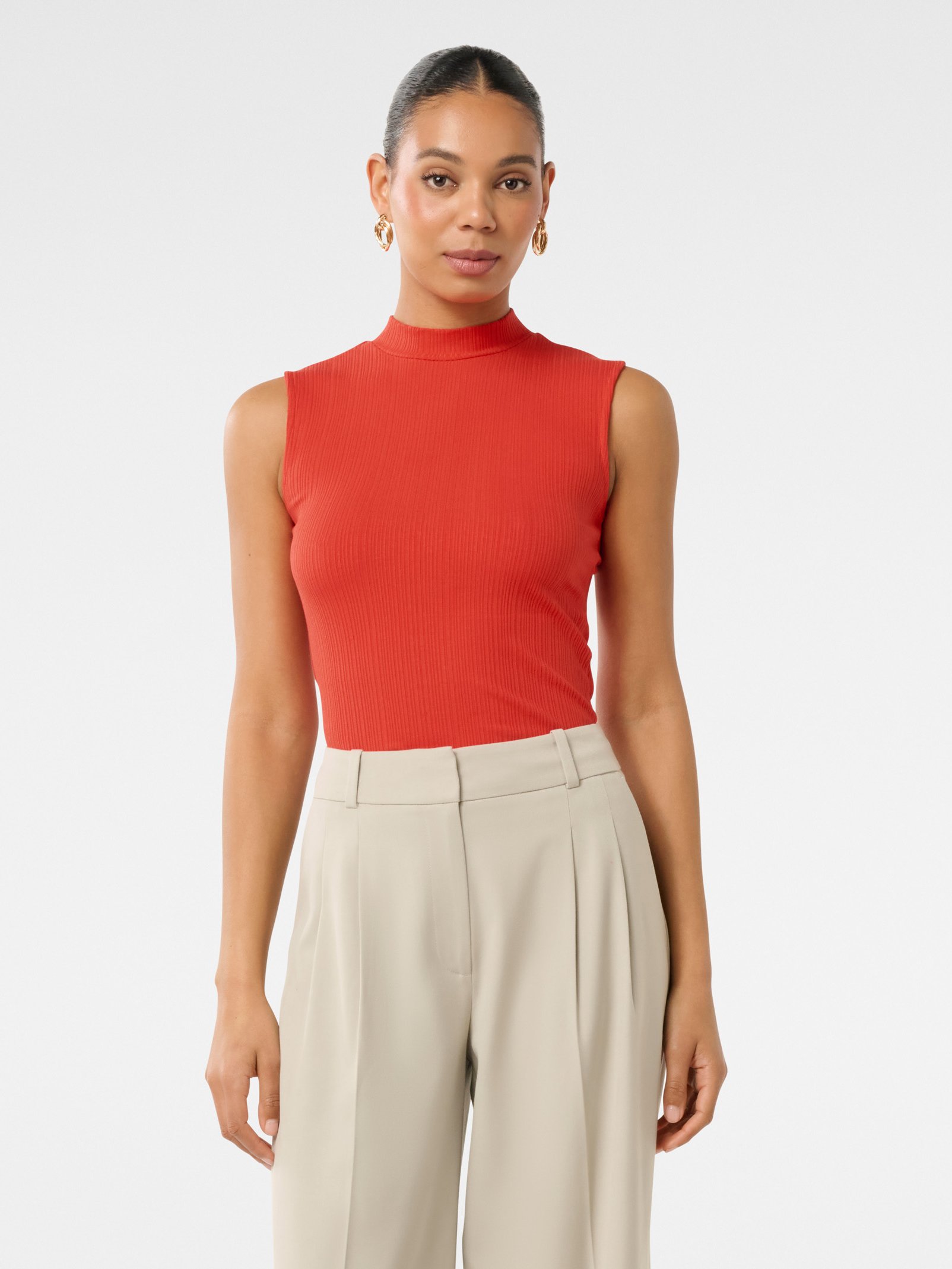 Tamsyn High Neck Jersey Tank