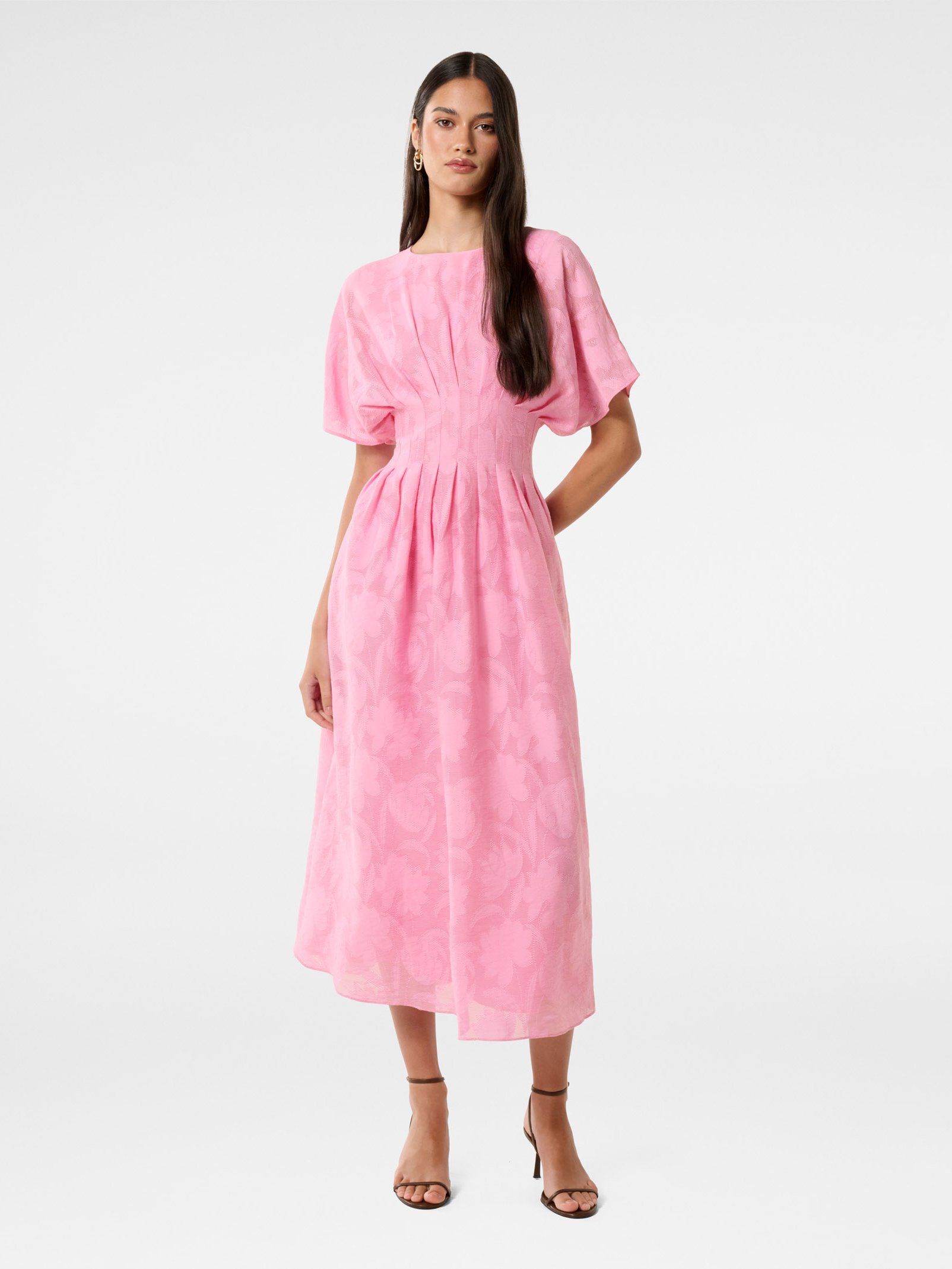Eve Jacquard Seam Midi Dress