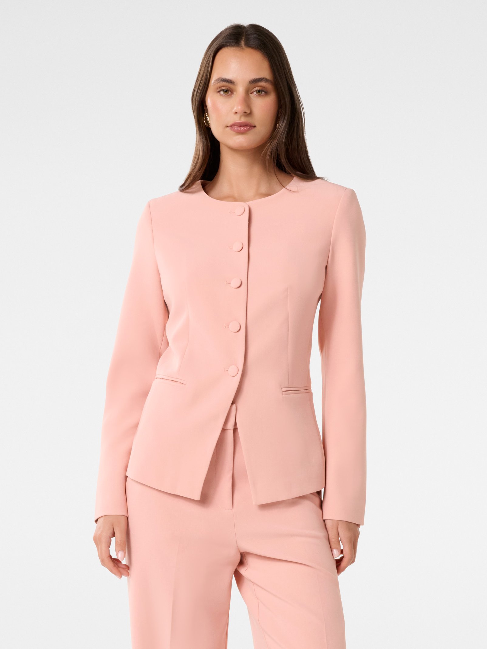 Goldie High Neck Blazer