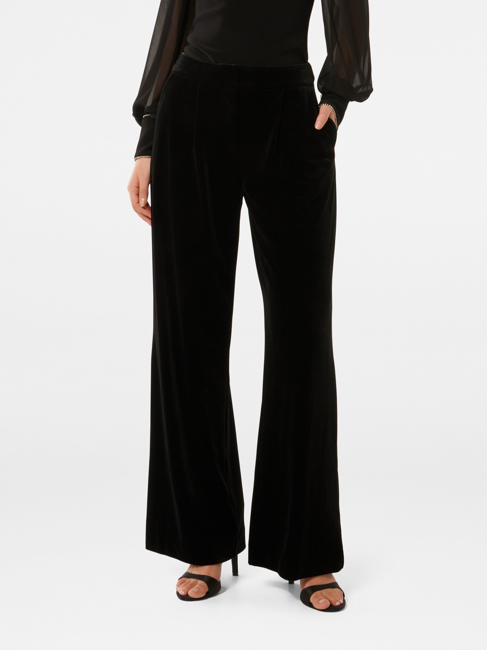 Anastasia Velvet Wide Leg Pant