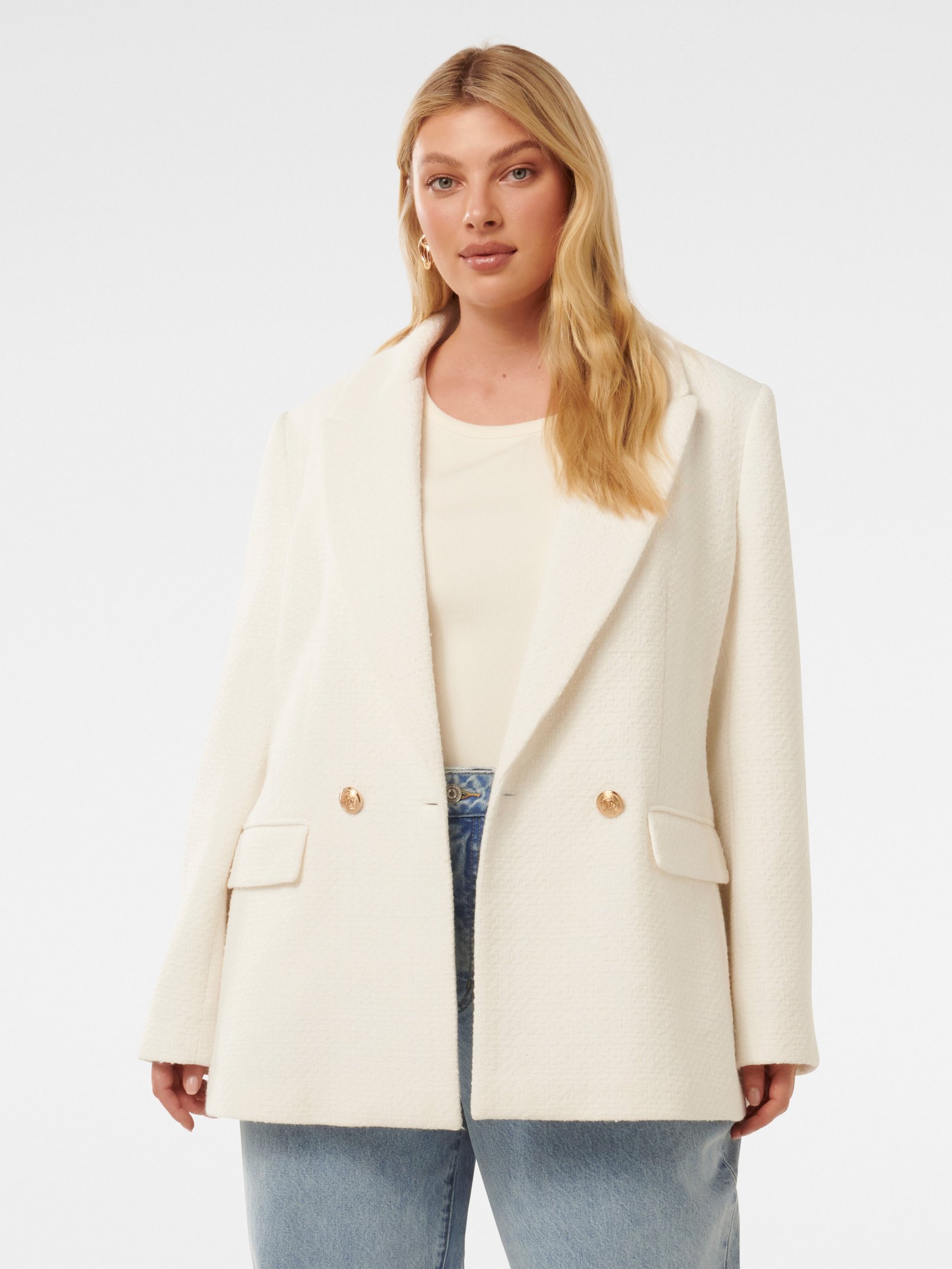 Simonna Curve Boucle Blazer