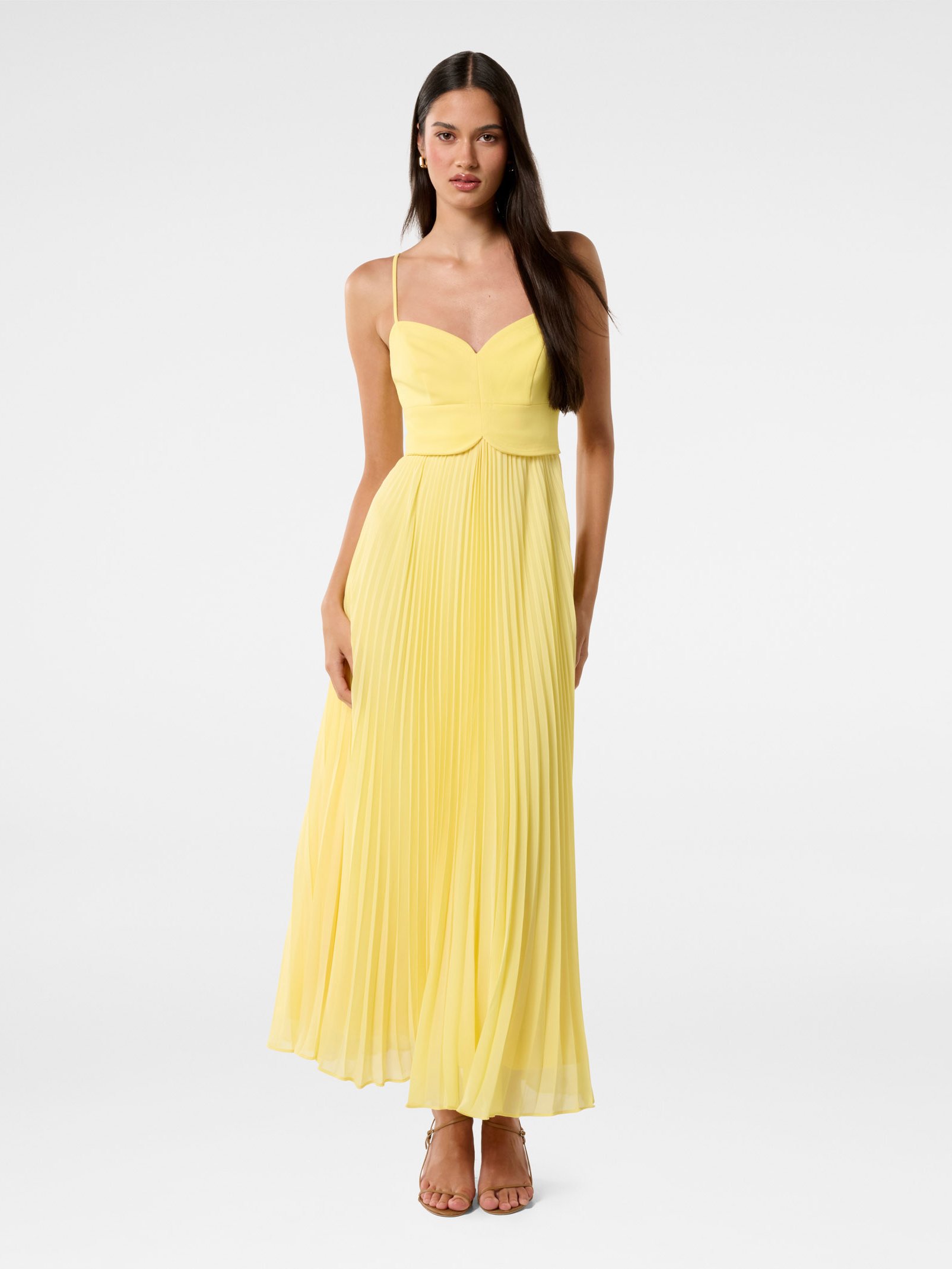 Hartford Pleated Midi Dress