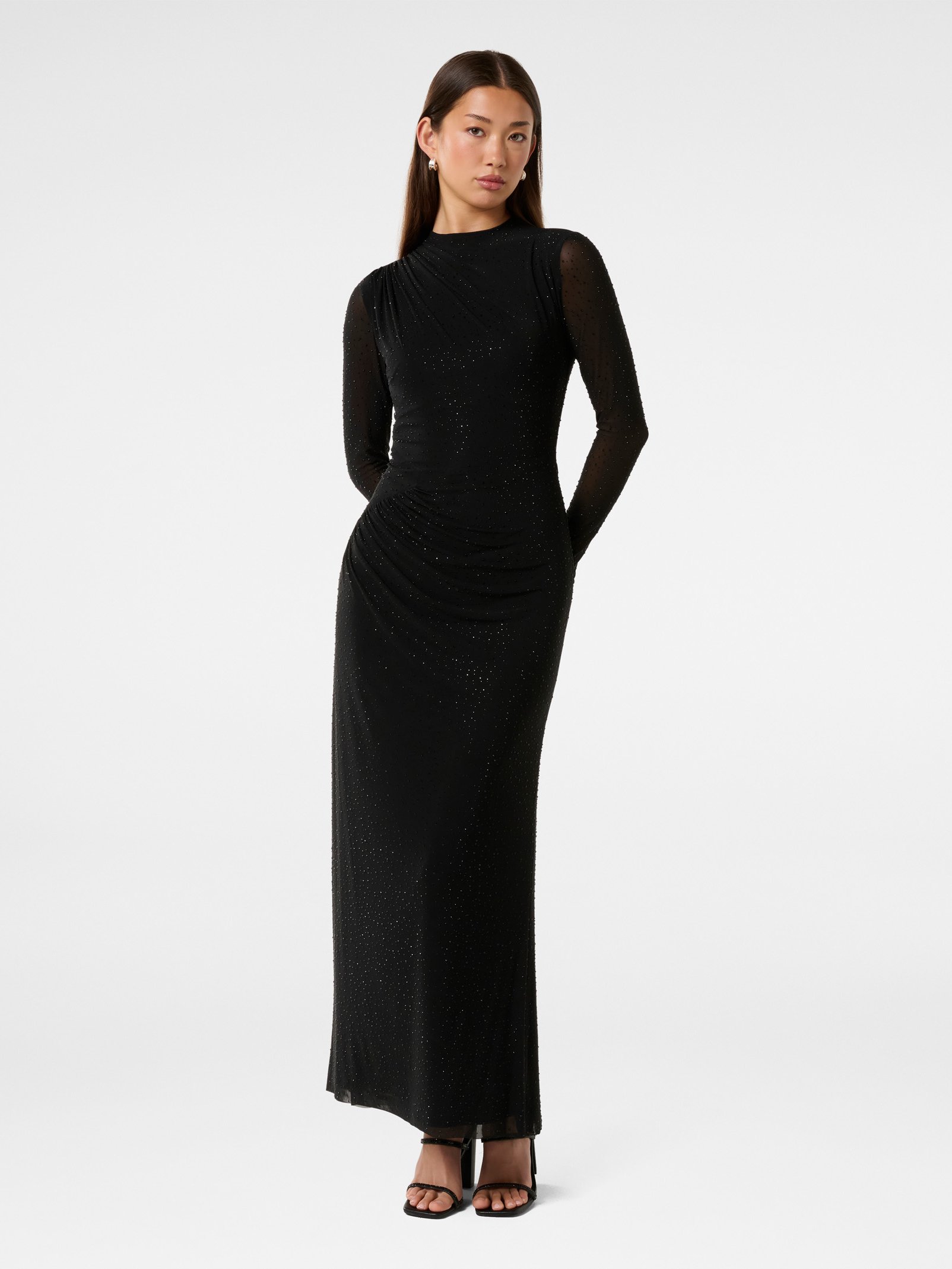 Nina Heat Seal Maxi Dress