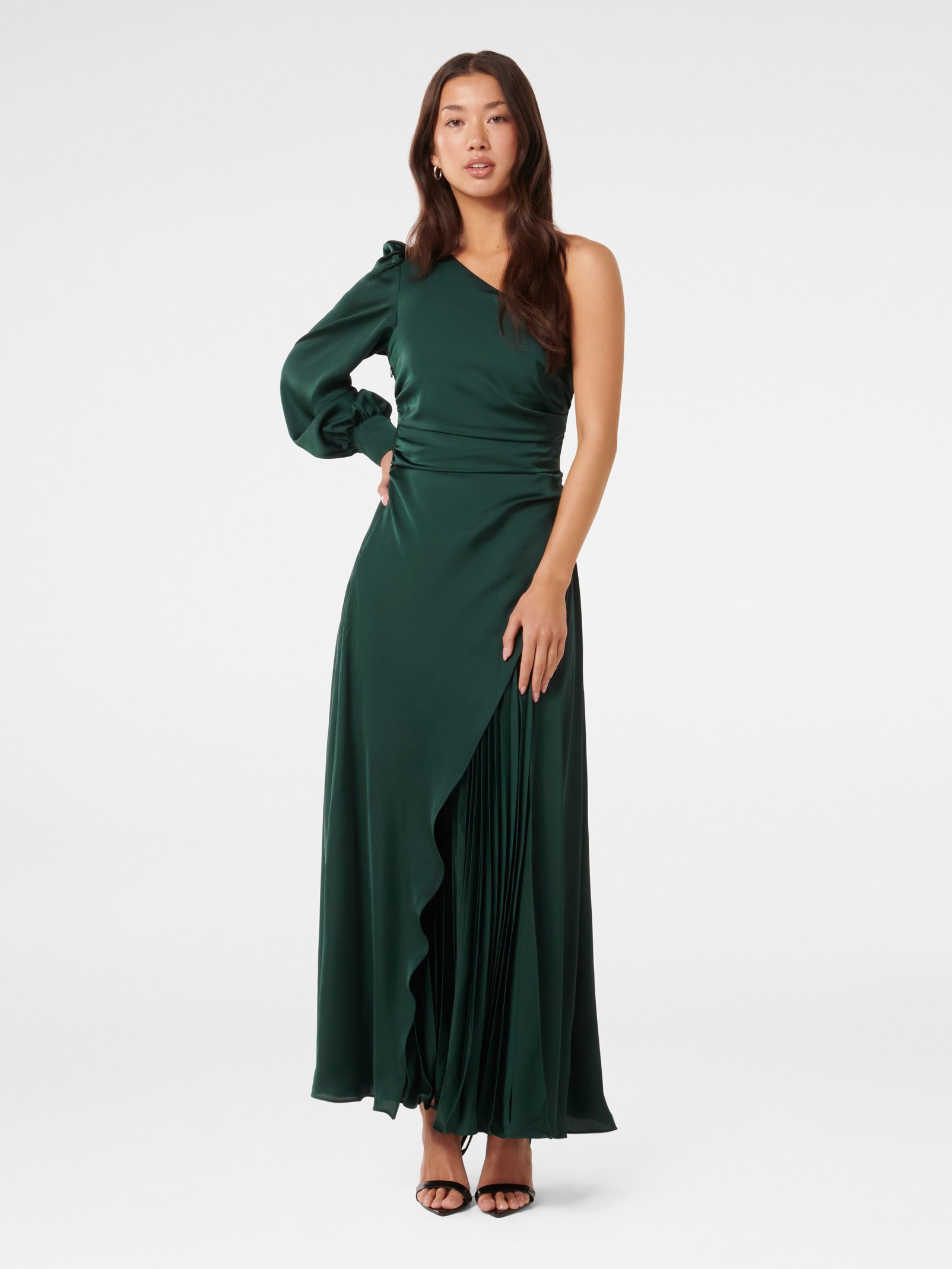 Flynn Pleat Detail Maxi Dress