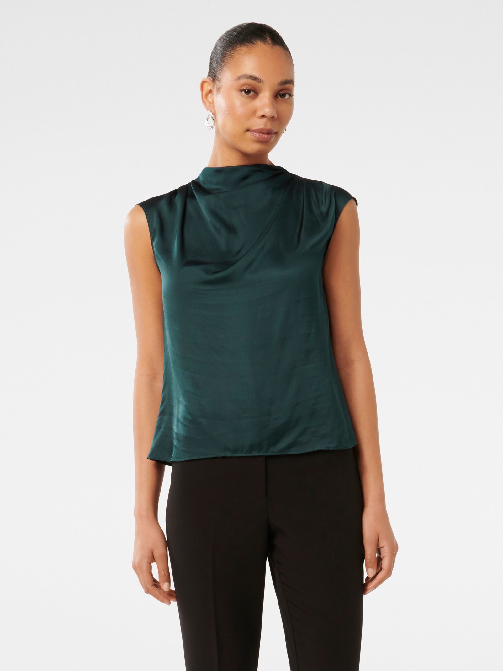 Jess Drape Neck Blouse