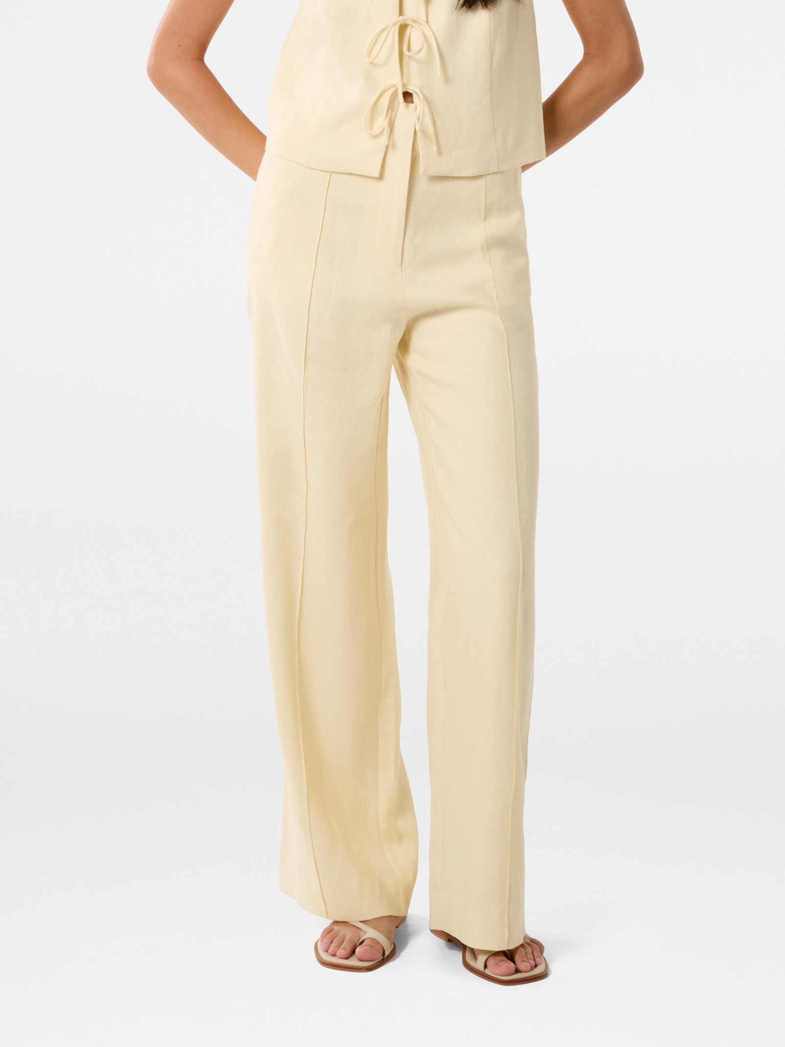 Posey Linen Wide Leg Pant