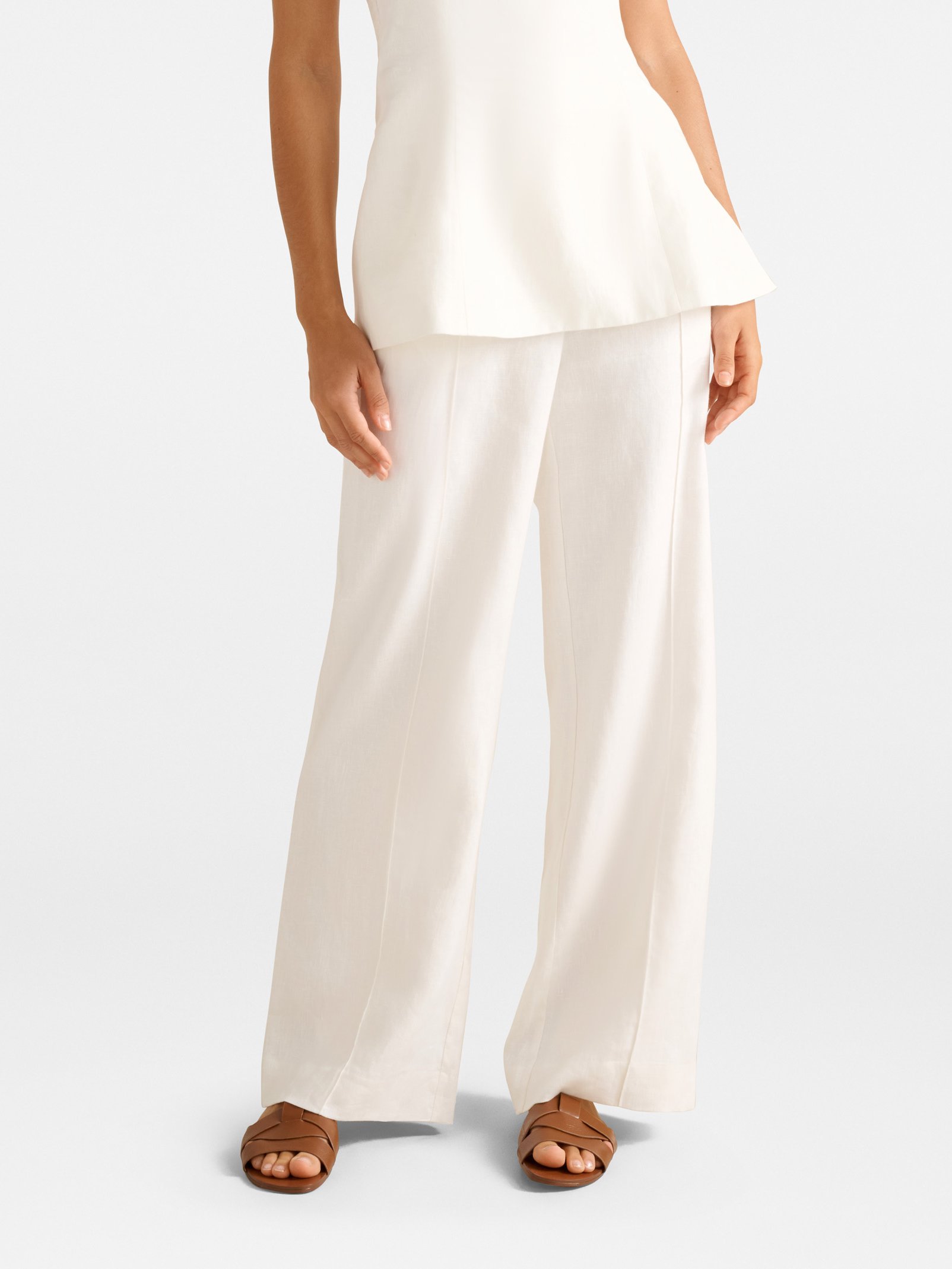 Posey Linen Wide Leg Pant