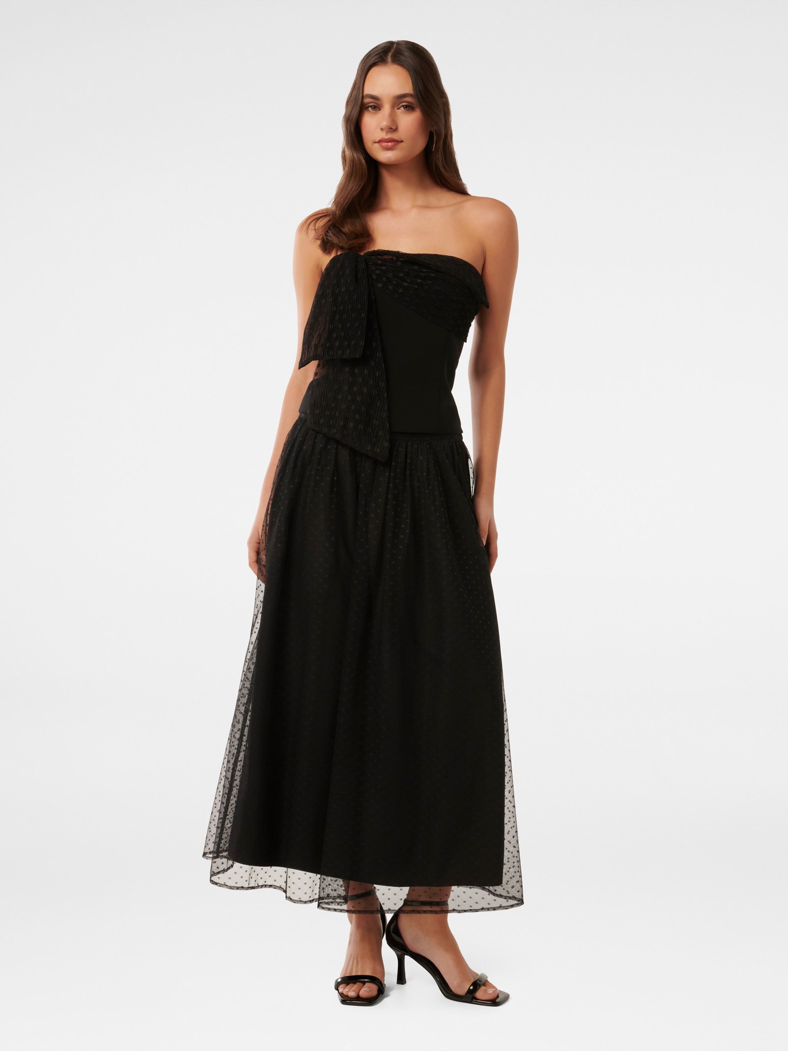 Anais Tulle Midi Skirt