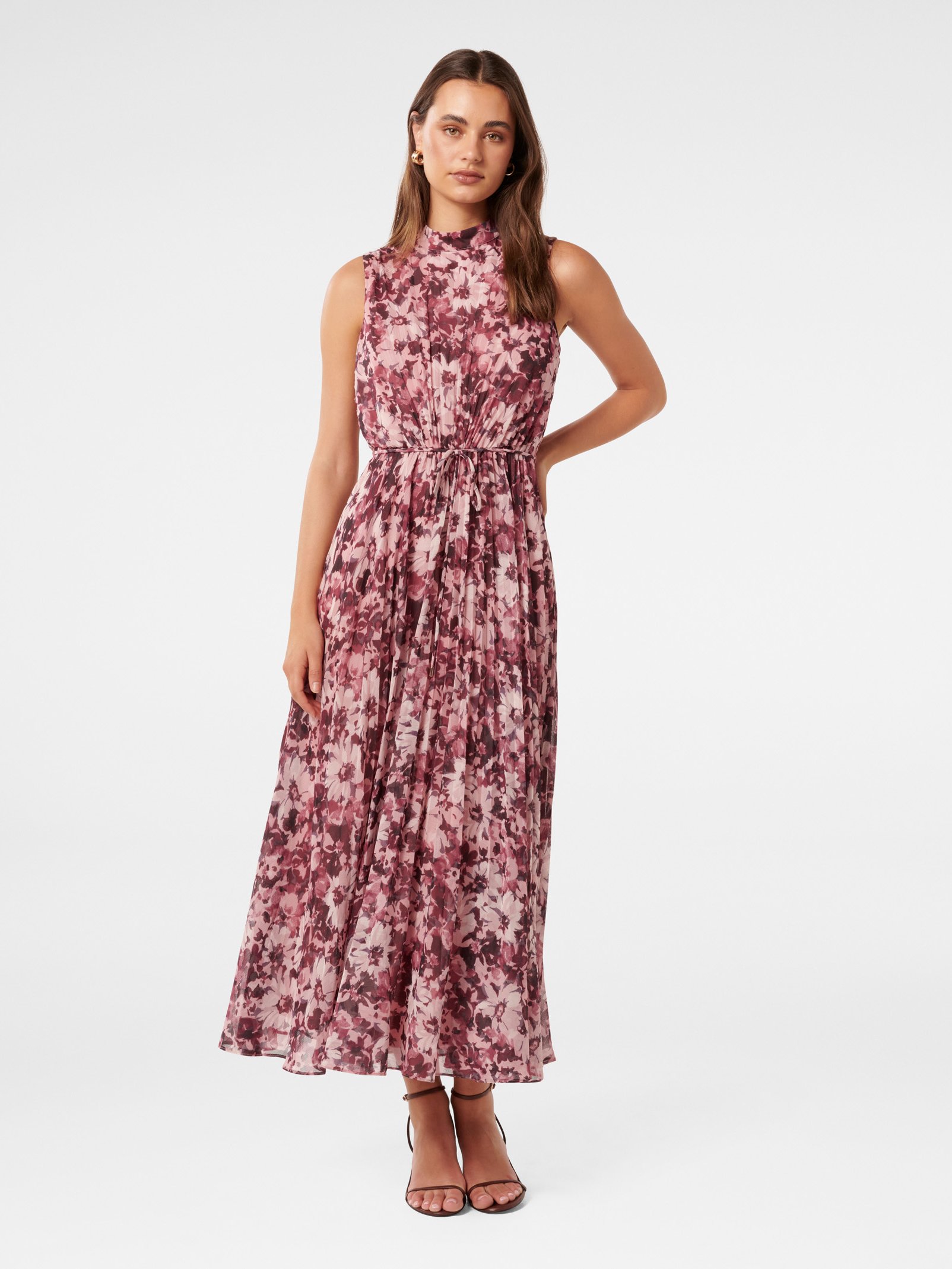 Phillipa Pleated Midi Dress