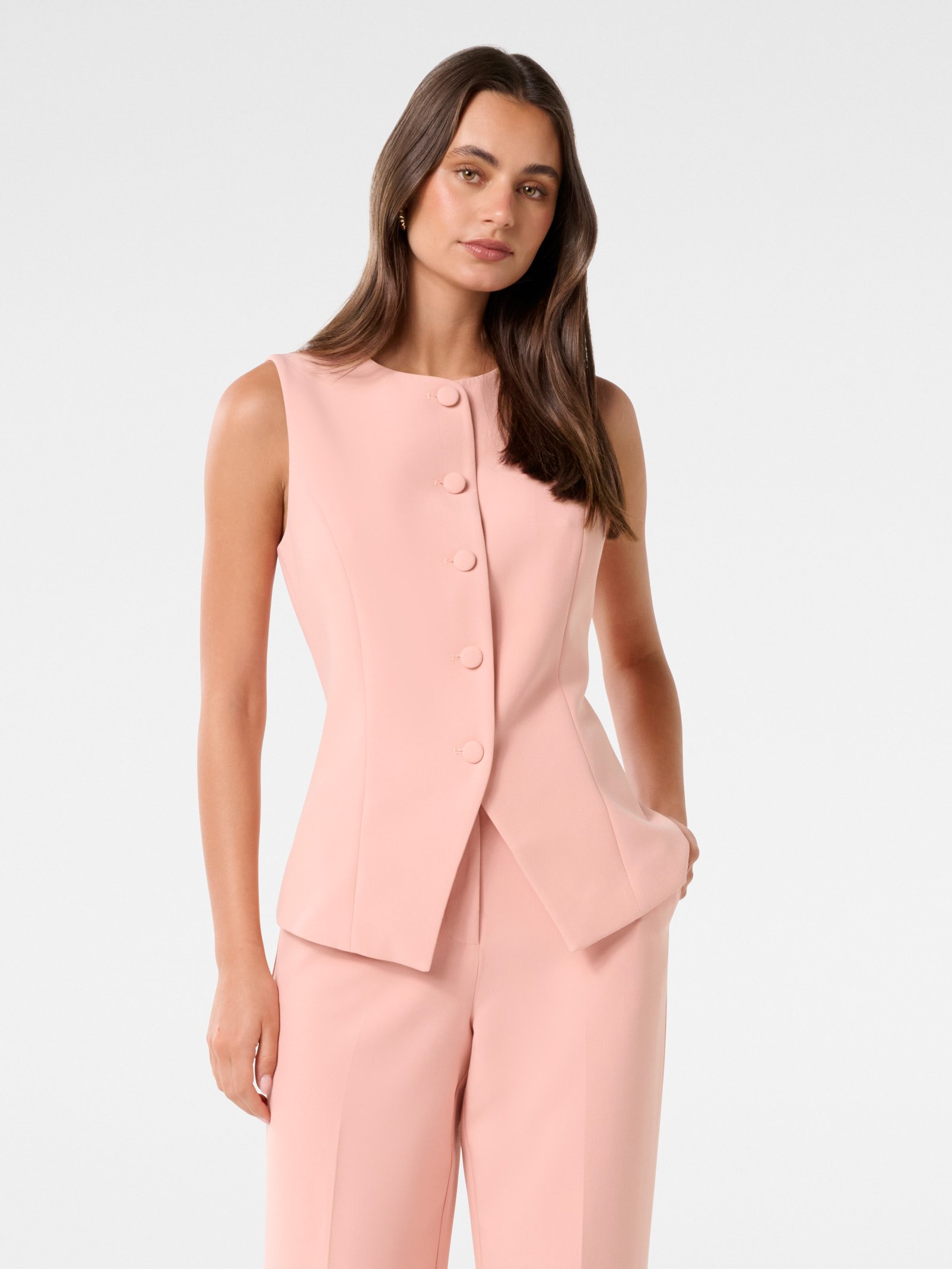 Toni High Neck Waistcoat